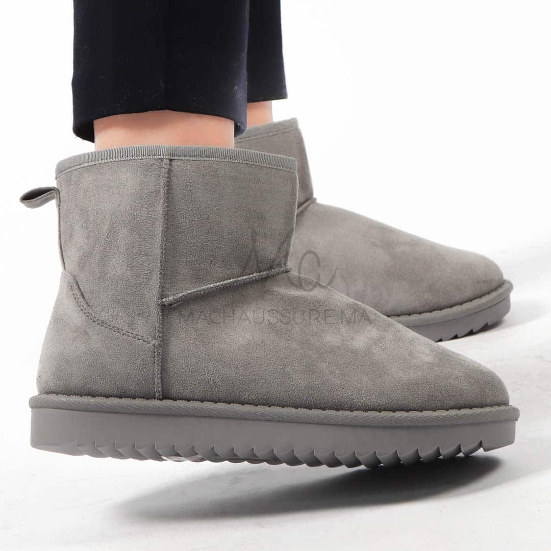 Caribou - Bottines à mini plateforme en Gris.