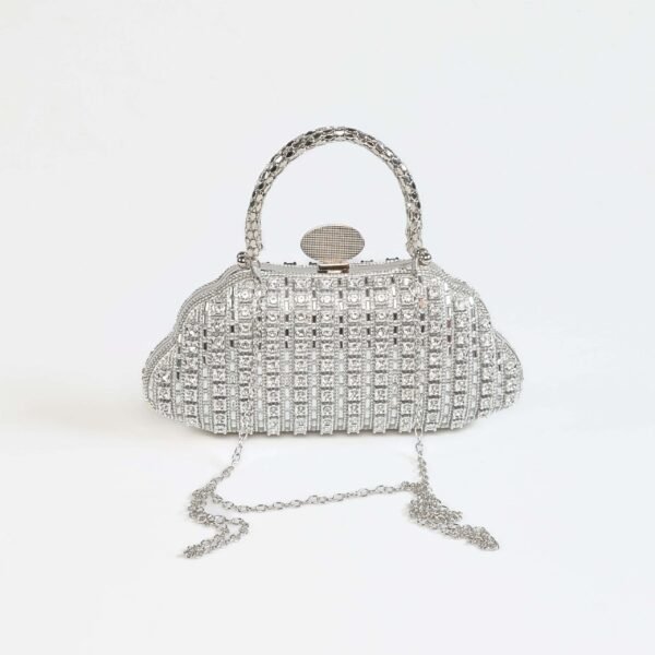 Lady Glam – Sac à main en Argente.