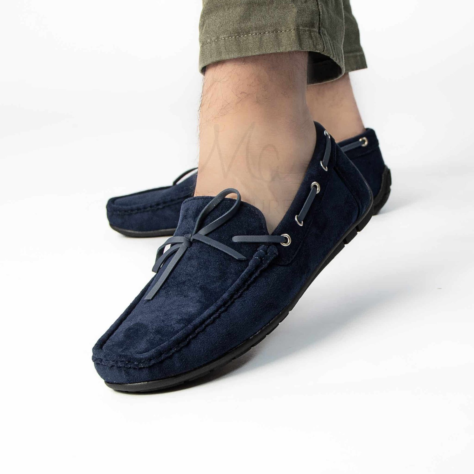 Escapade – Mocassins Hommes en Bleu.