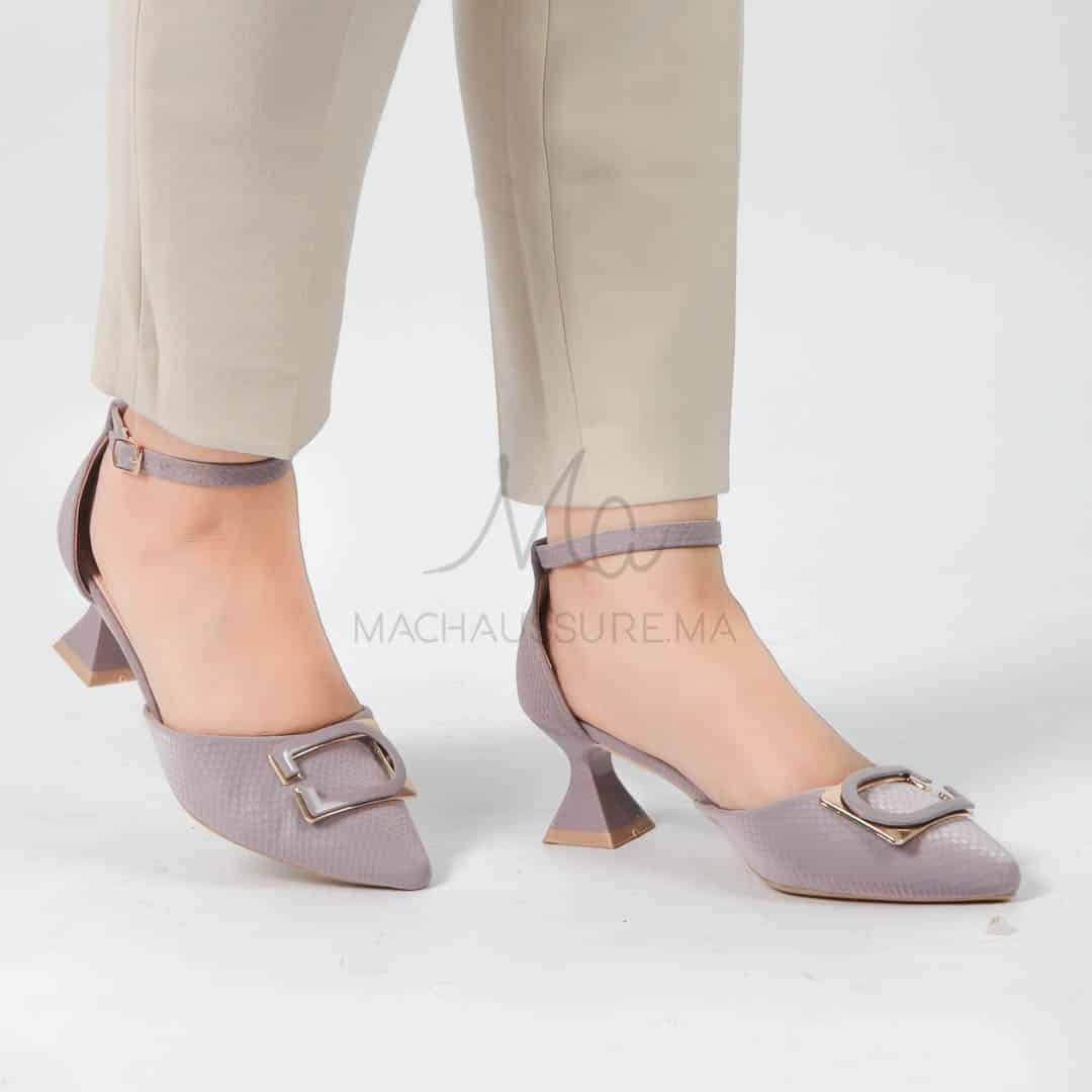 Pyrite - Escarpins femmes en Mauve.