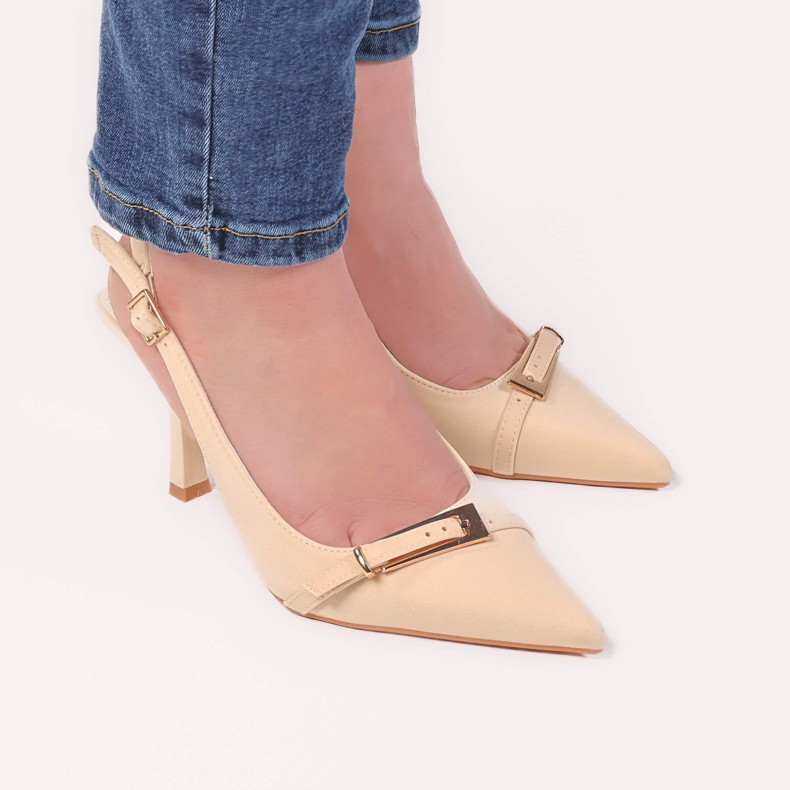Aldjya – Escarpins Femmes en Beige.