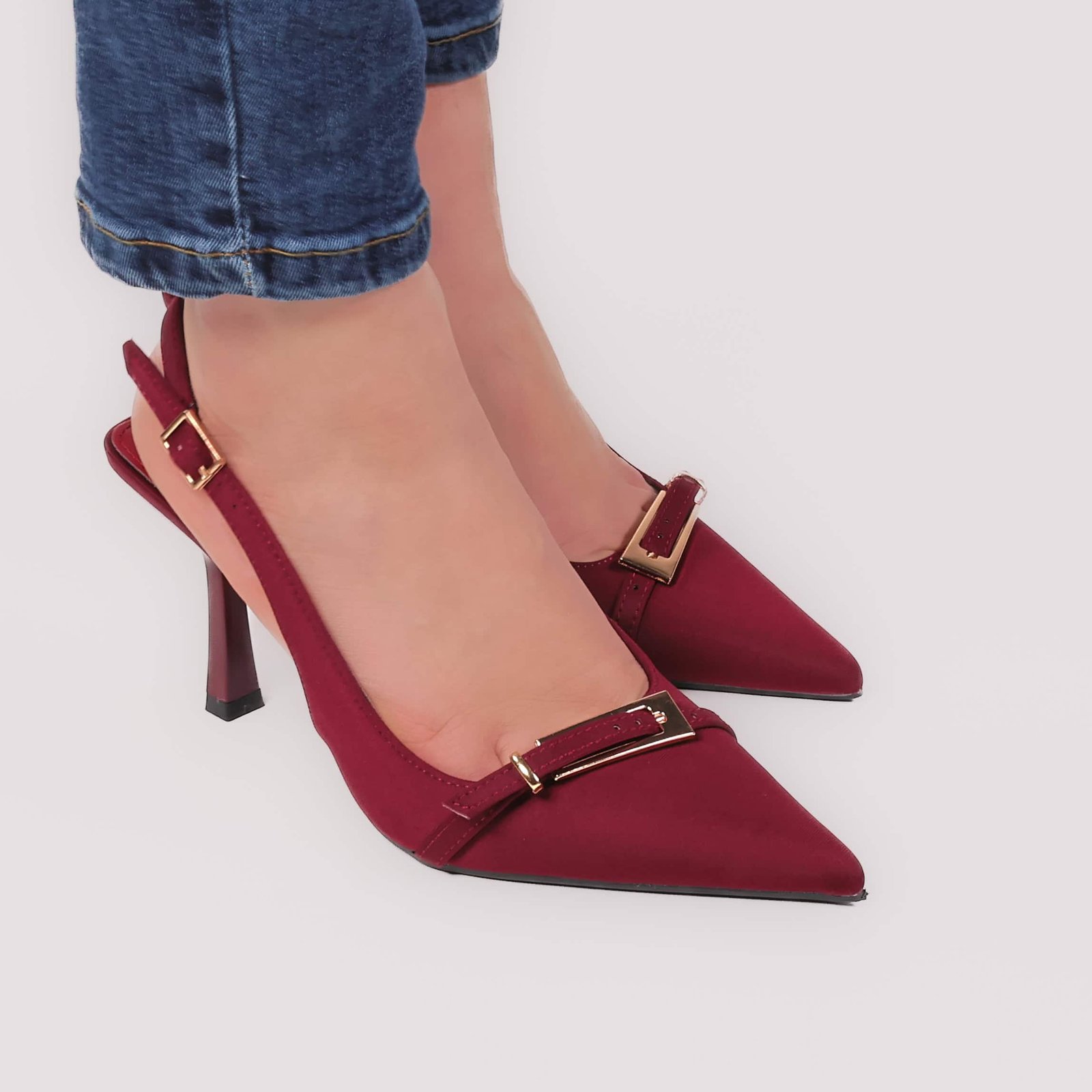 Aldjya – Escarpins Femmes en Bordeau.