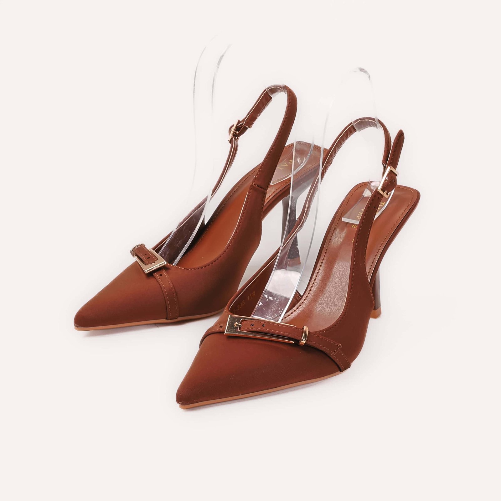 Aldjya – Escarpins Femmes en Tabac.