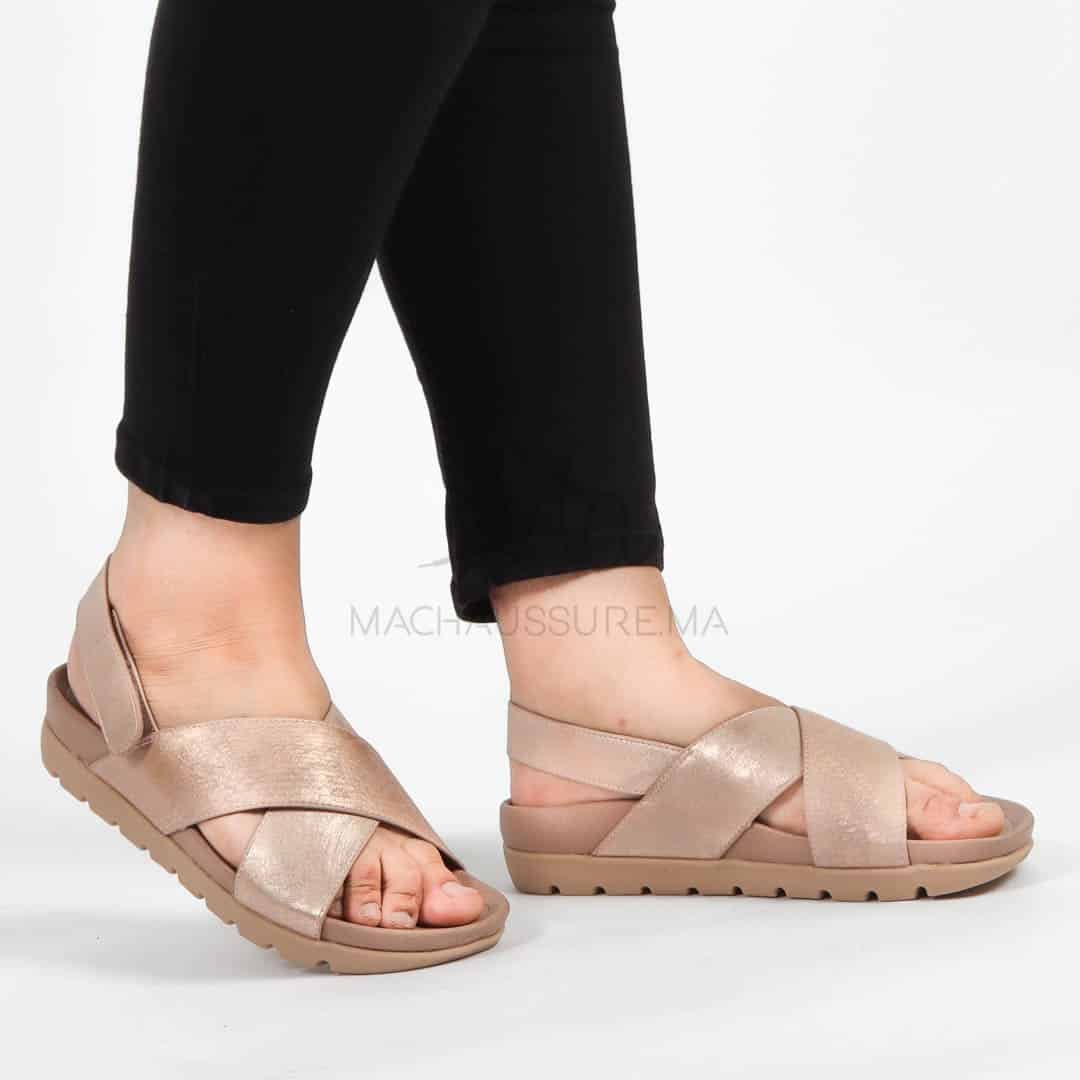 Orme – Sandales confortables en Bronze.