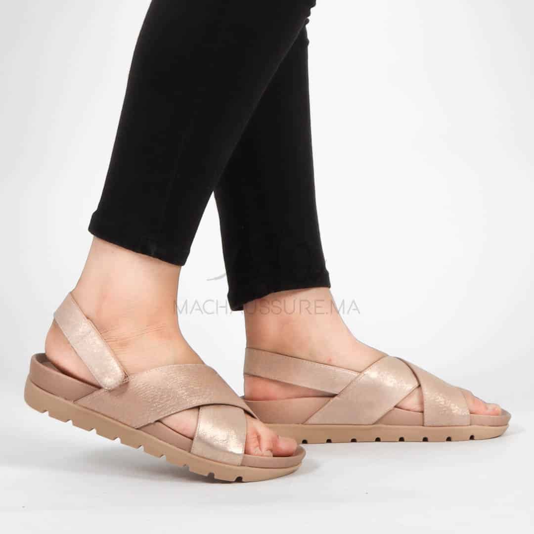 Orme – Sandales confortables en Bronze.