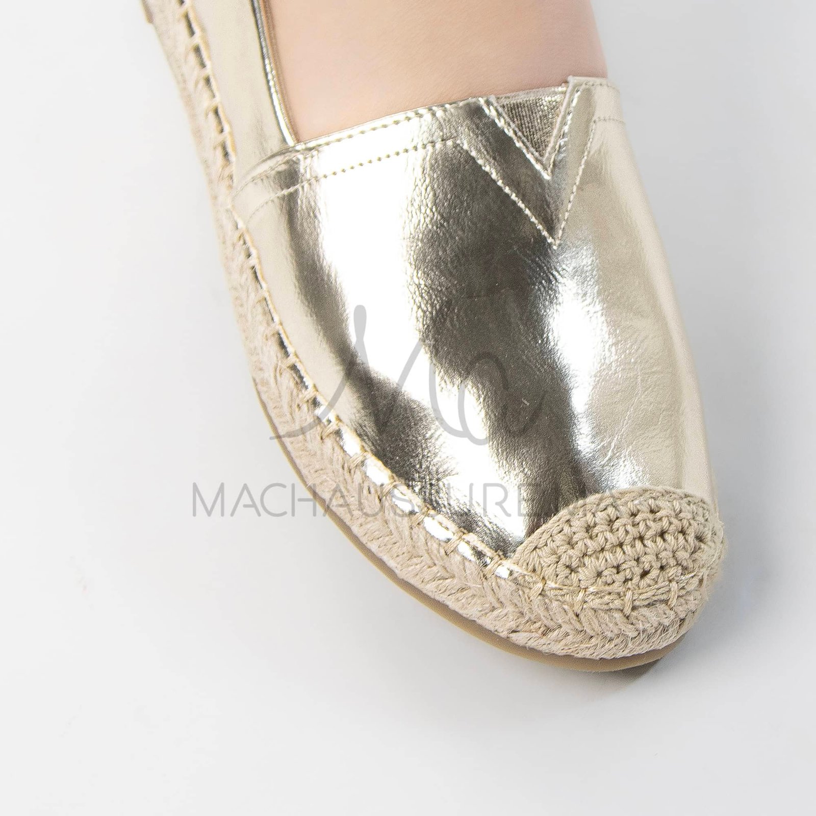 FémiStep – Espadrilles Femmes en Dore.