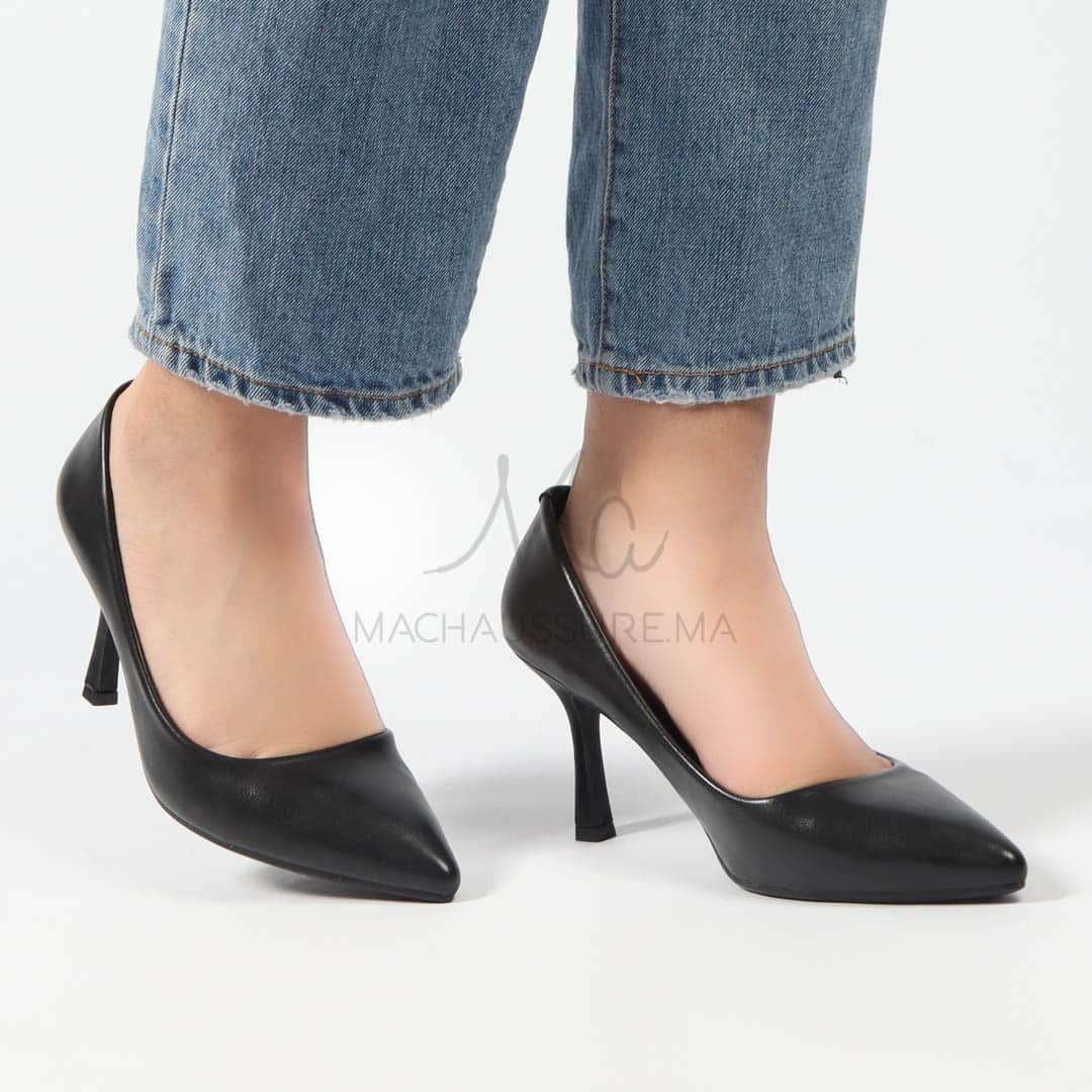 Gedy – Escarpins à talon en Noir.