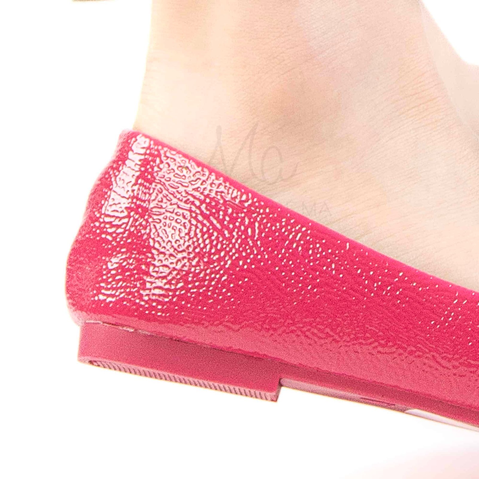 Fluorine - Mocassins femmes en Fuchsia.