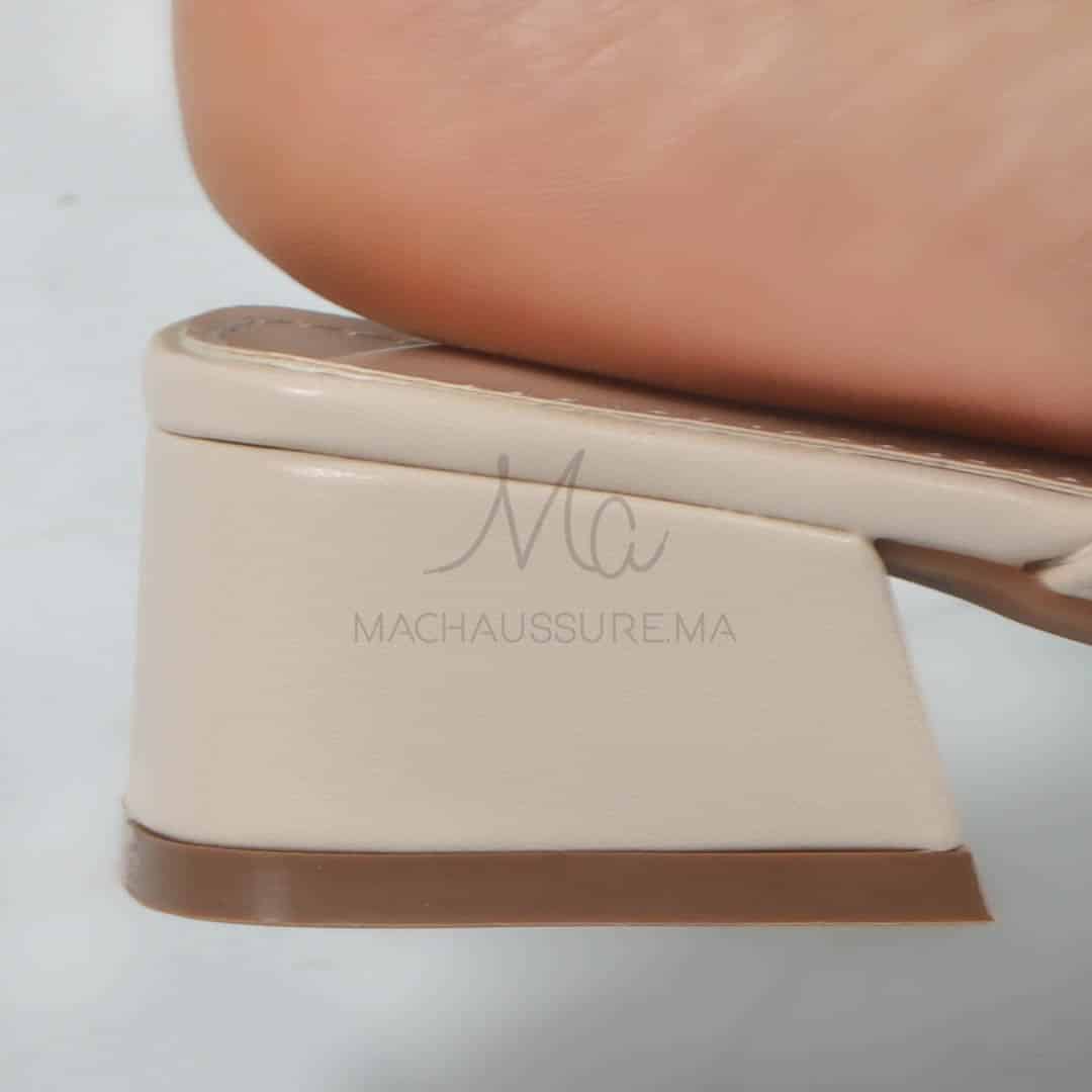 Funda - Mules Femmes en Beige.