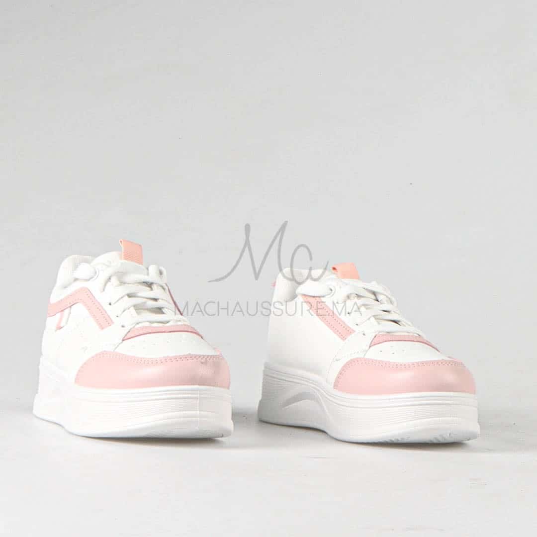 Pavel - Baskets enfants en Rose.