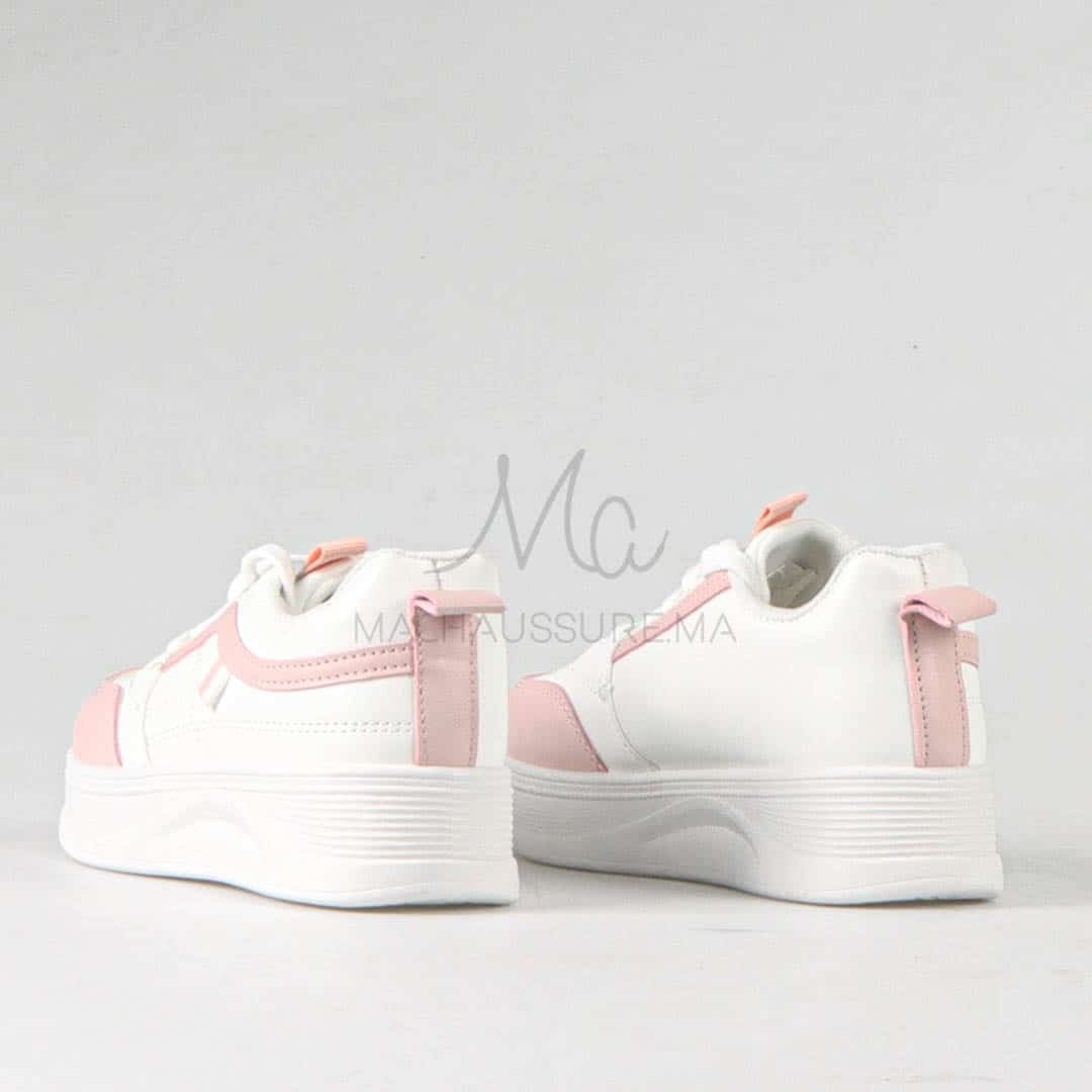 Pavel - Baskets enfants en Rose.