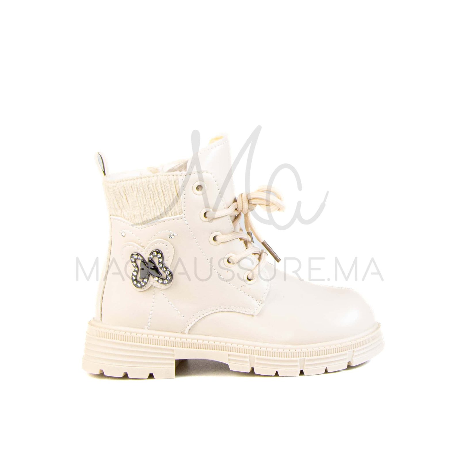 Jorgy – Bottines Fille en Beige.