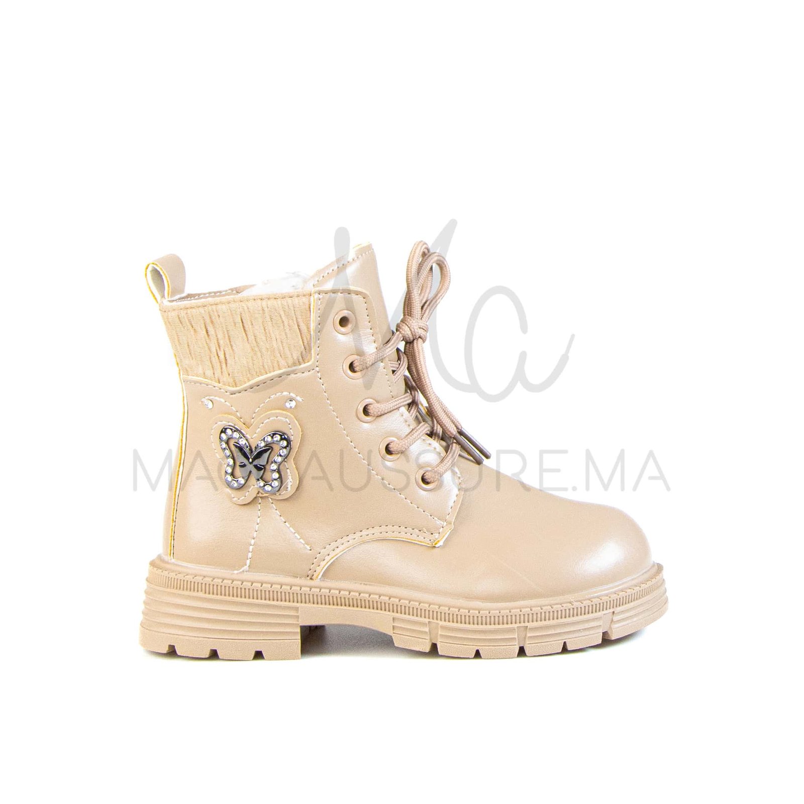 Jorgy – Bottines Fille en Kaki.
