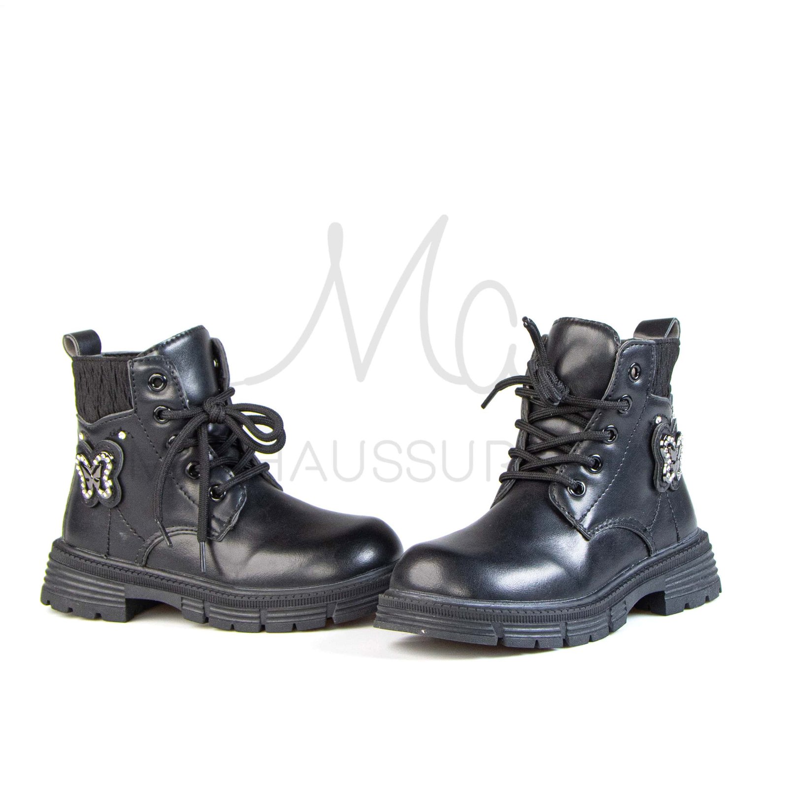 Jorgy – Bottines Fille en Noir.