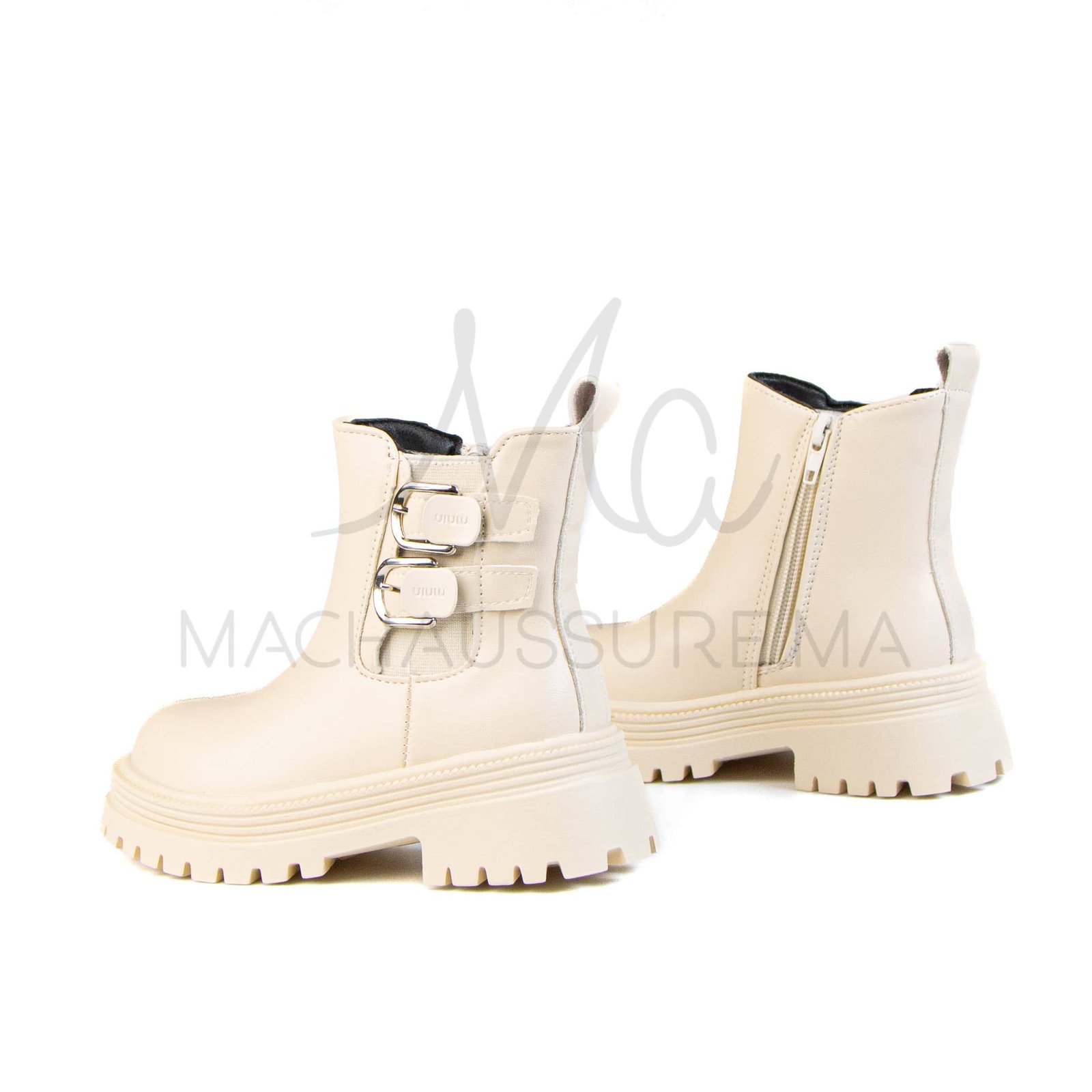 Judit – Bottines Fille en Beige.