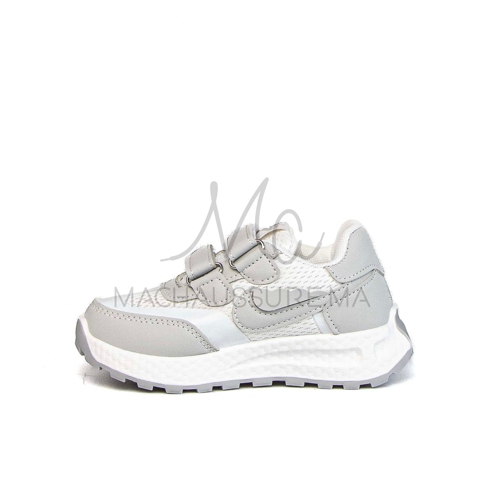 Bambino – Baskets Enfants en Gris.