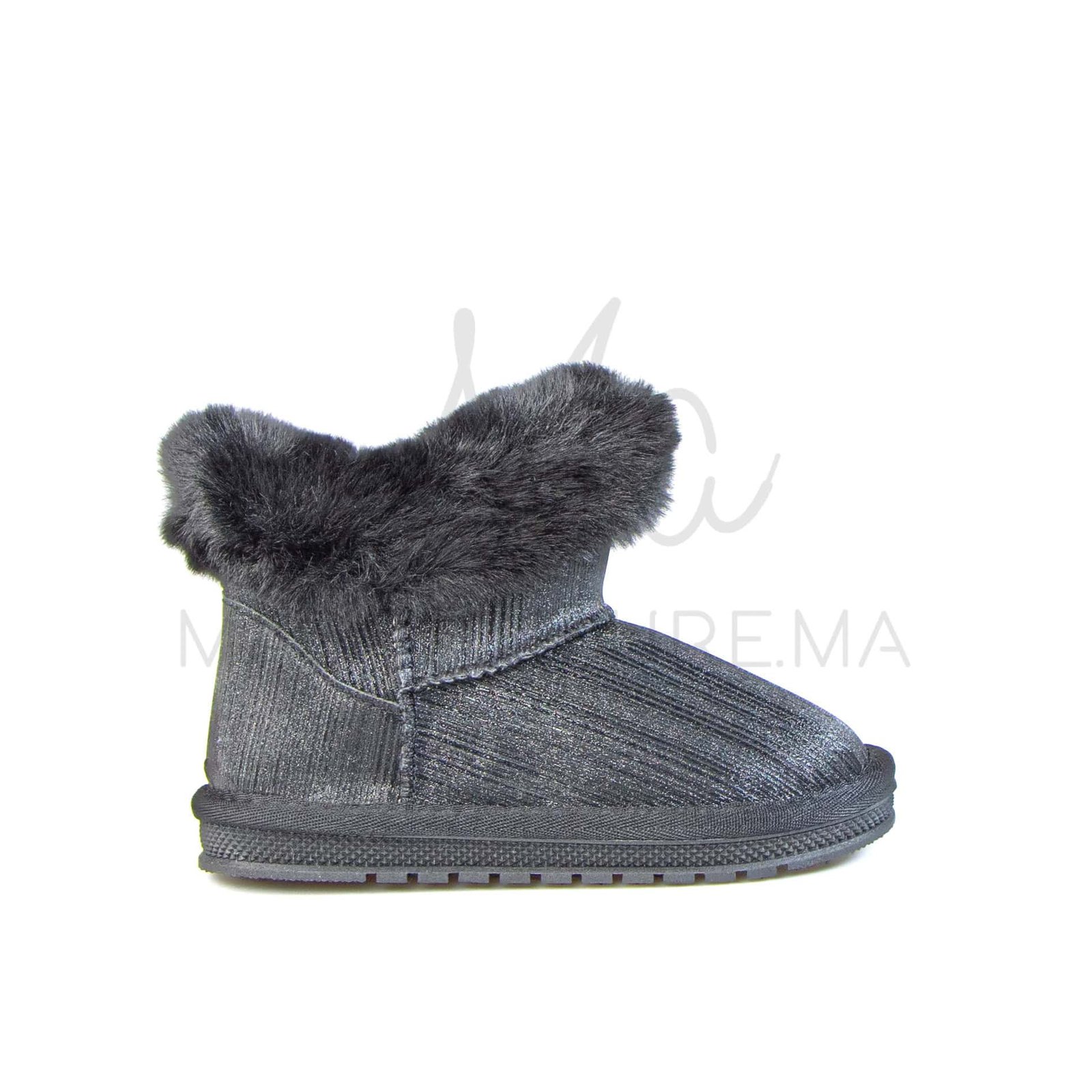 Claude – Bottines Fille en Noir.