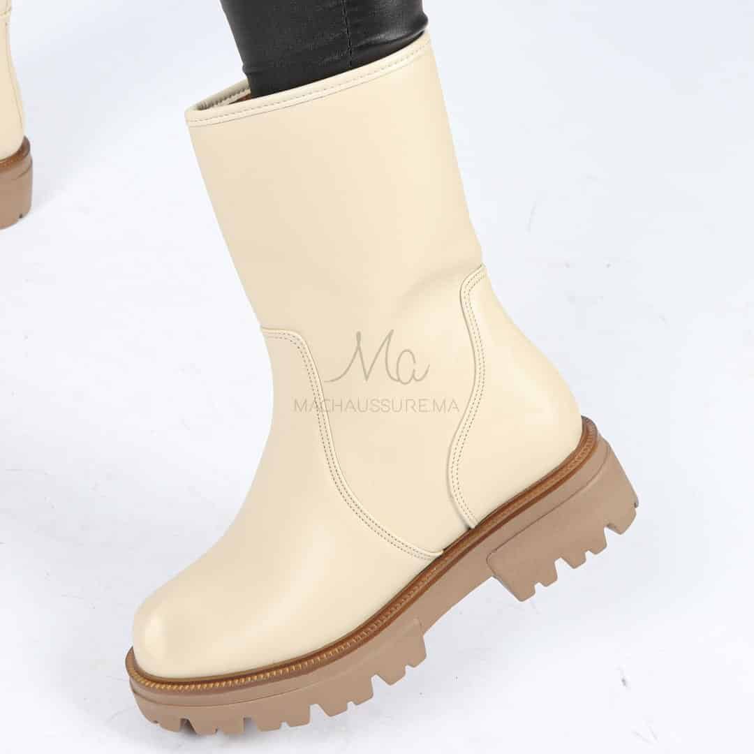 TORA - Bottines en Beige.