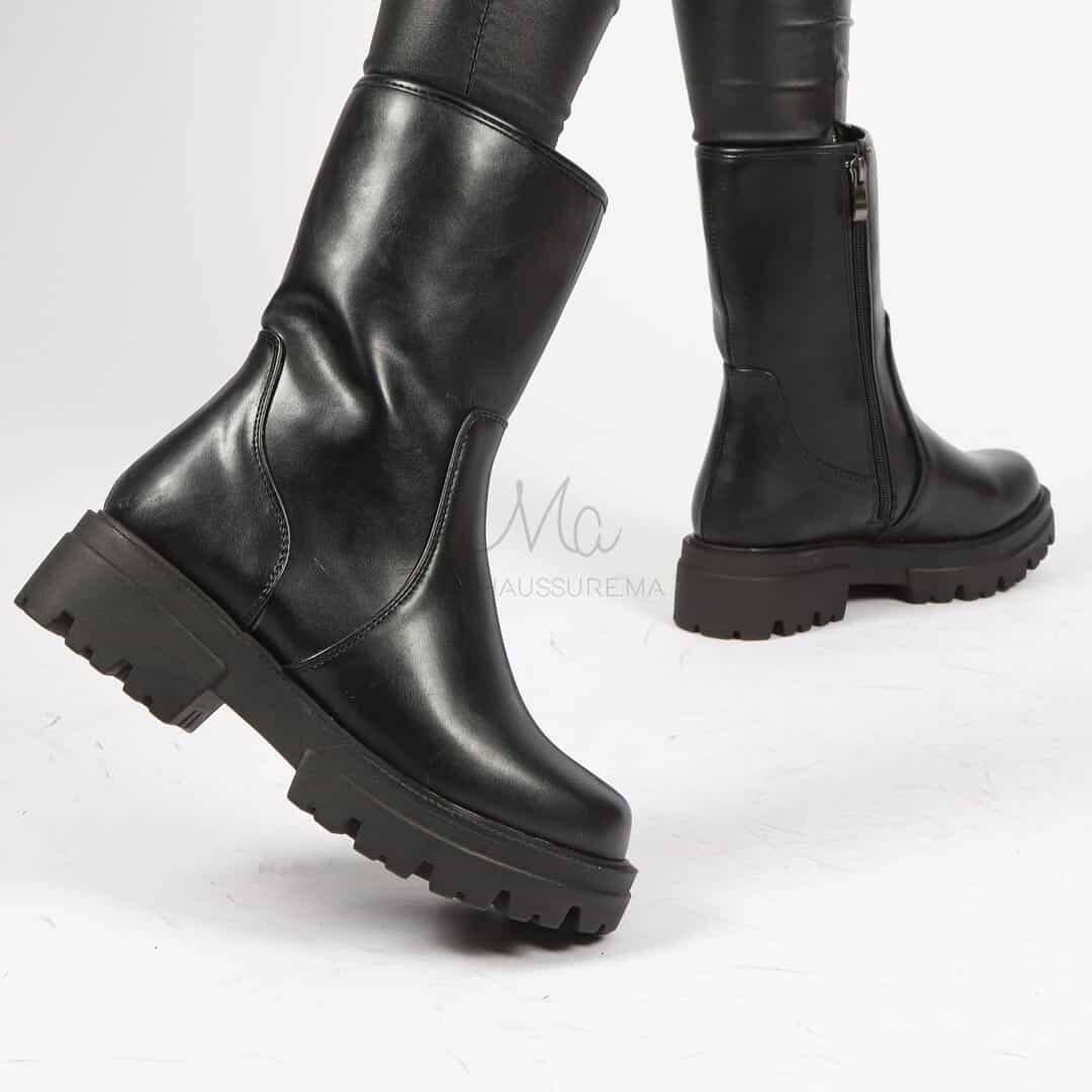 TORA - Bottines en Noir.