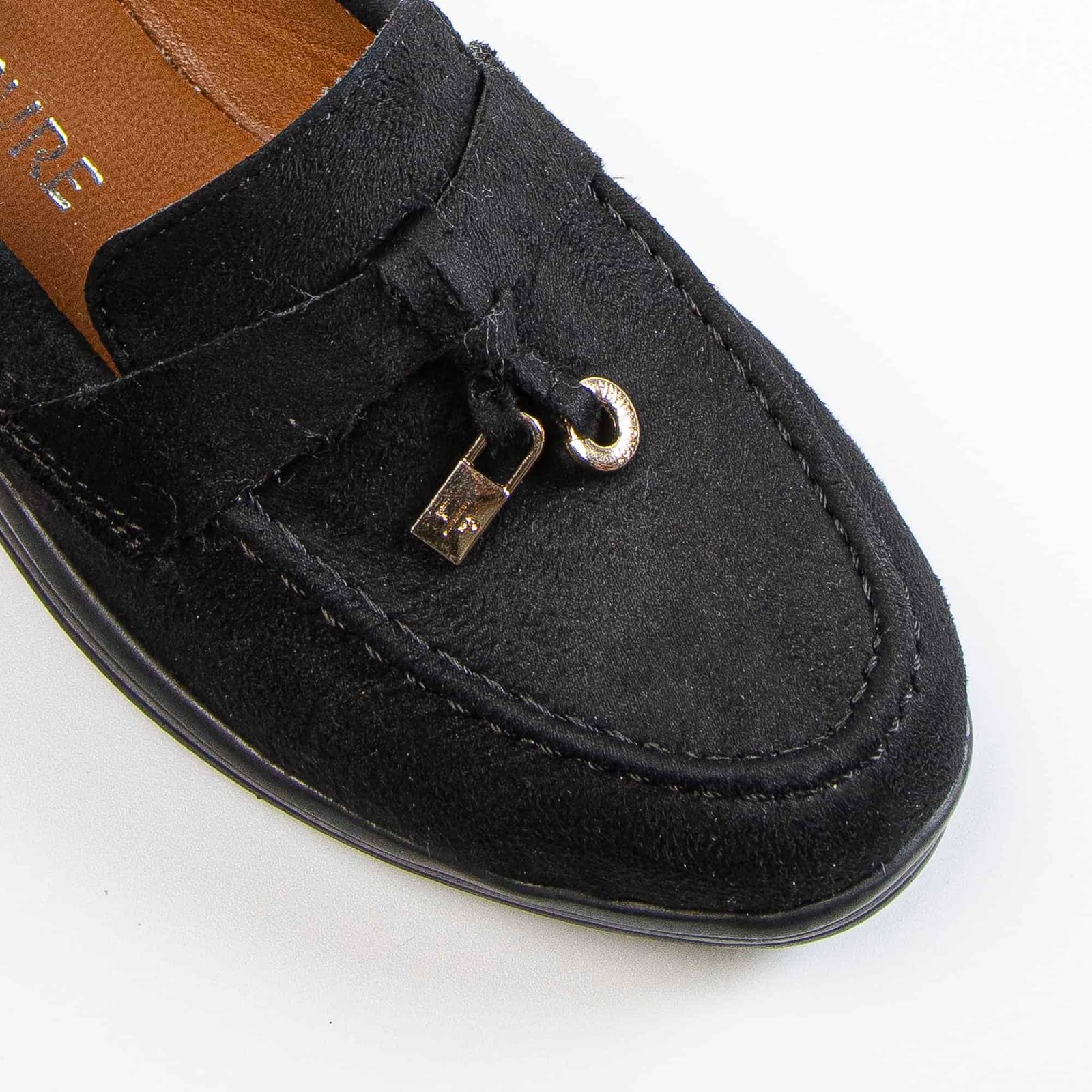 Opaline – Mocassins Fille en Noir.