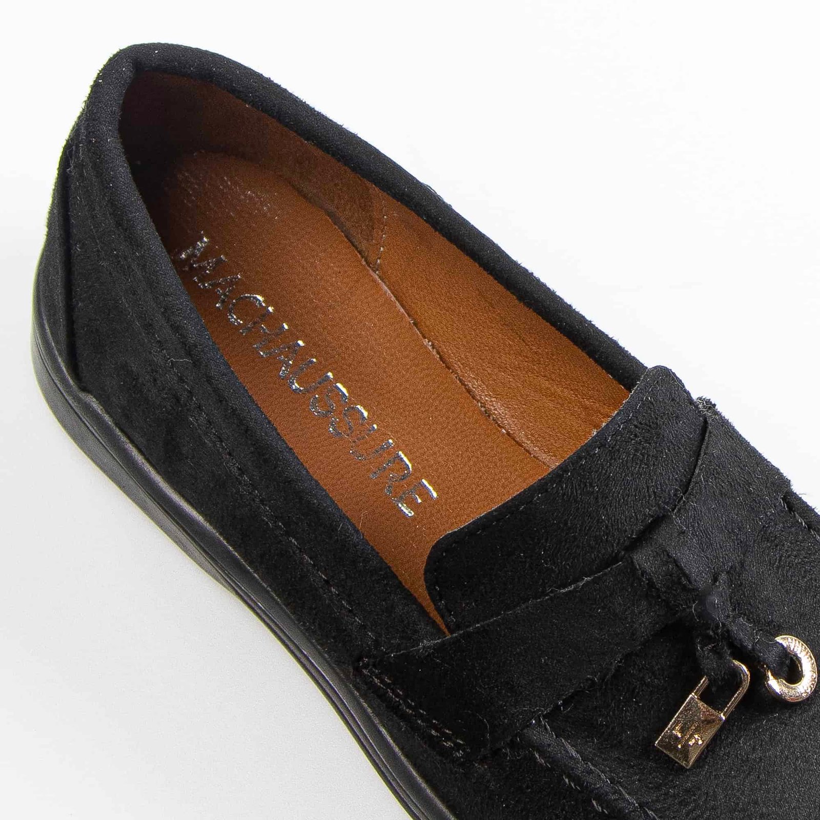 Opaline – Mocassins Fille en Noir.