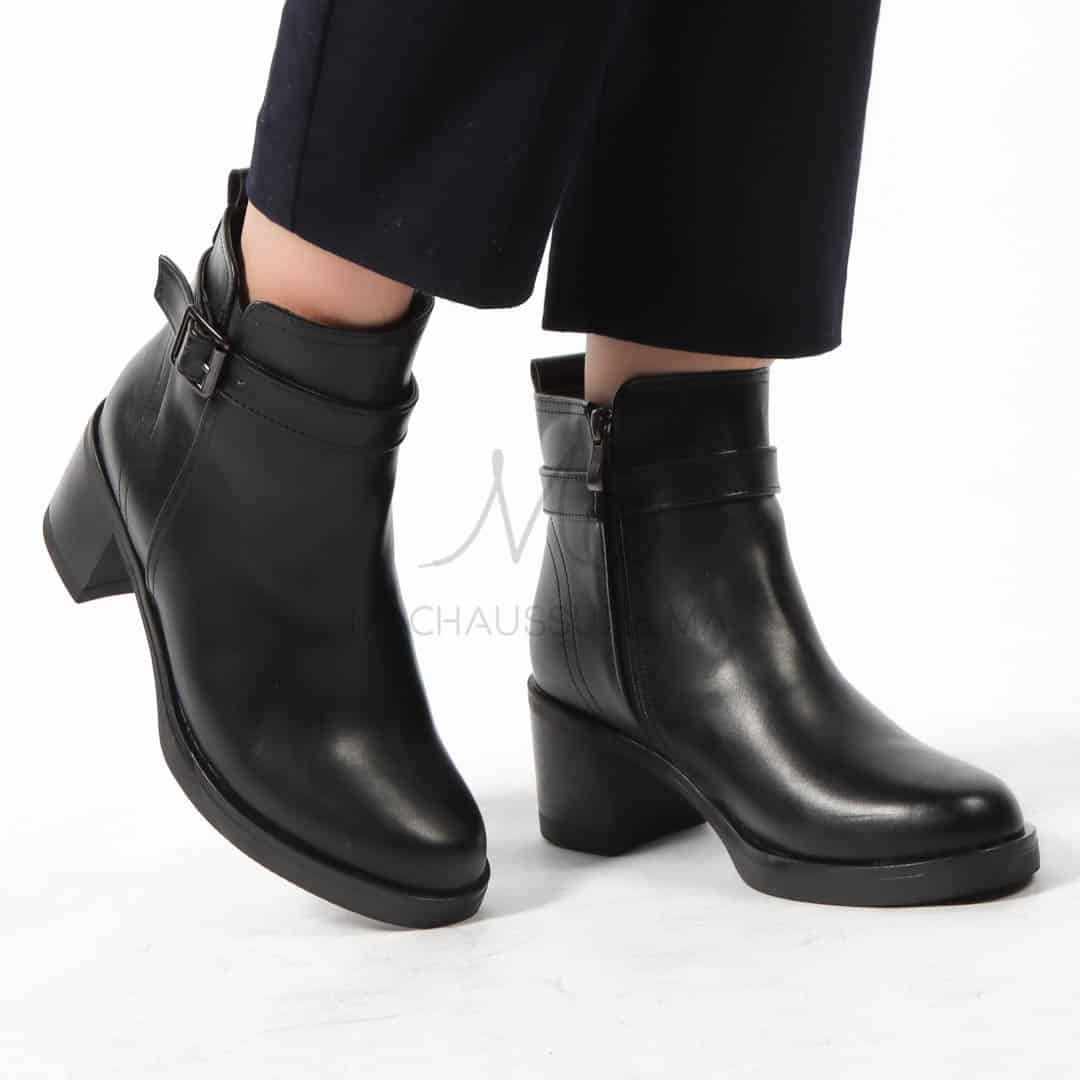 CORAL - Bottines en Noir.
