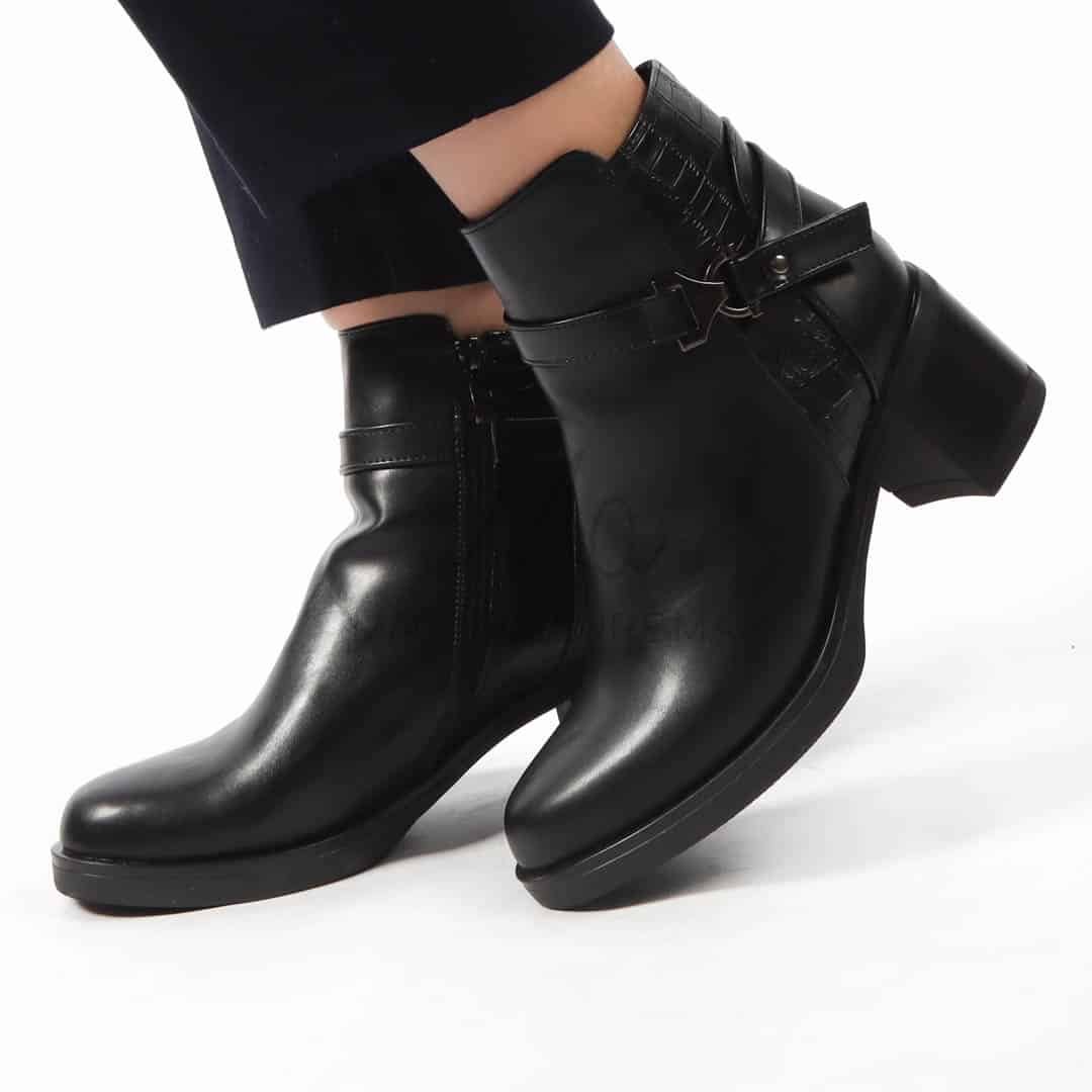 SHANON - Bottines Femmes en Noir.