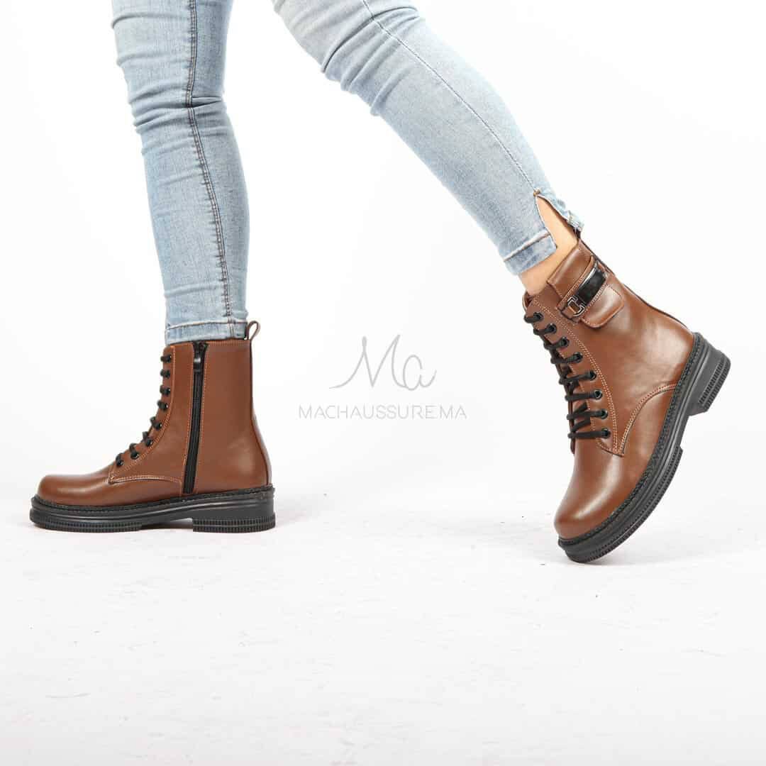 Blakely - Bottines en Tabac.