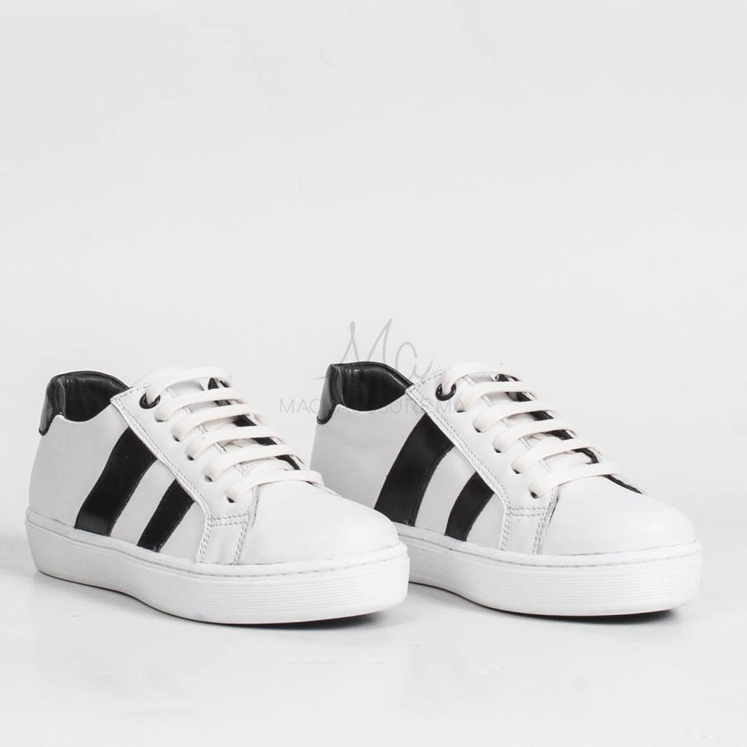 WALTER Baskets pour enfants en blanc.