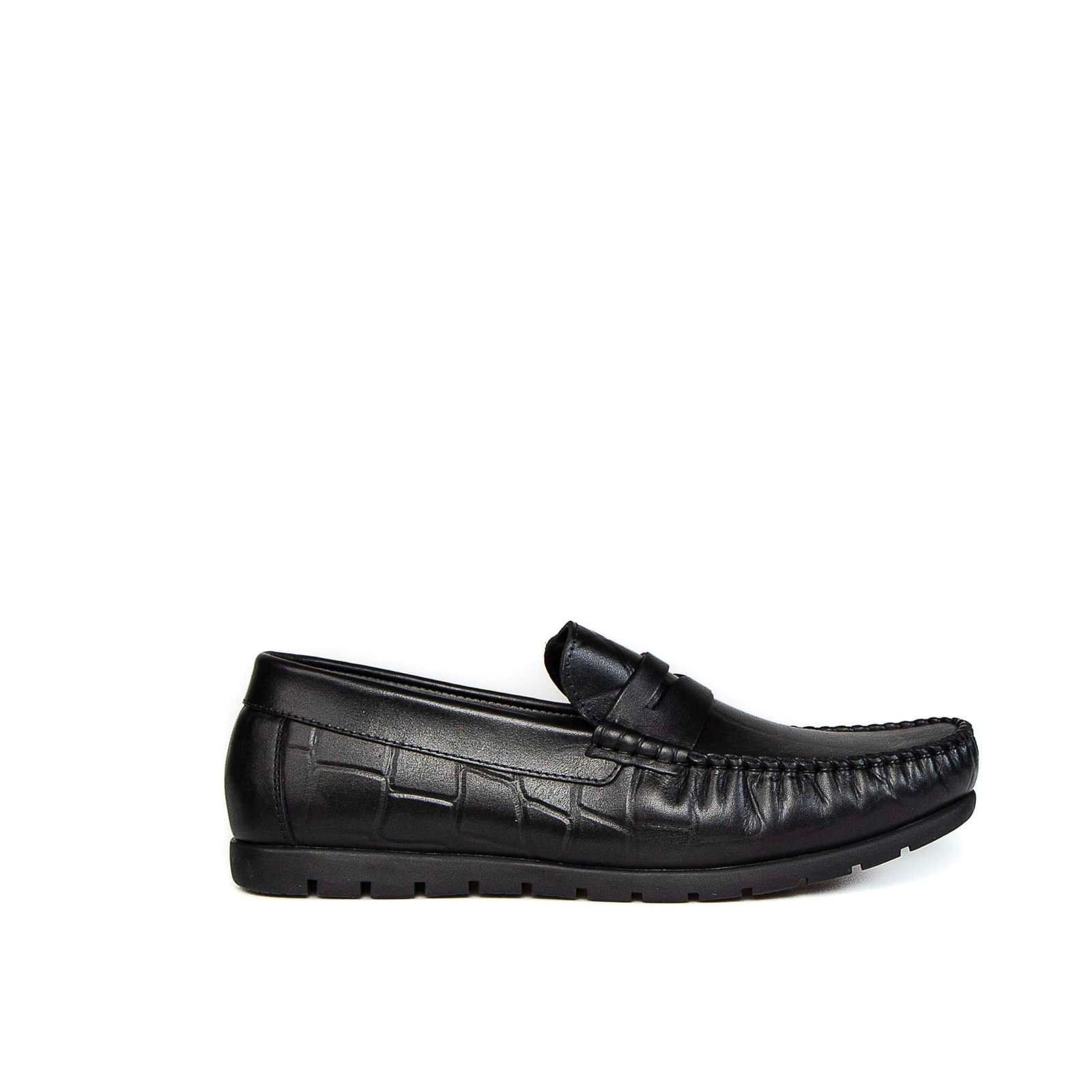 Mocasso – Mocassins Homme en Noir.