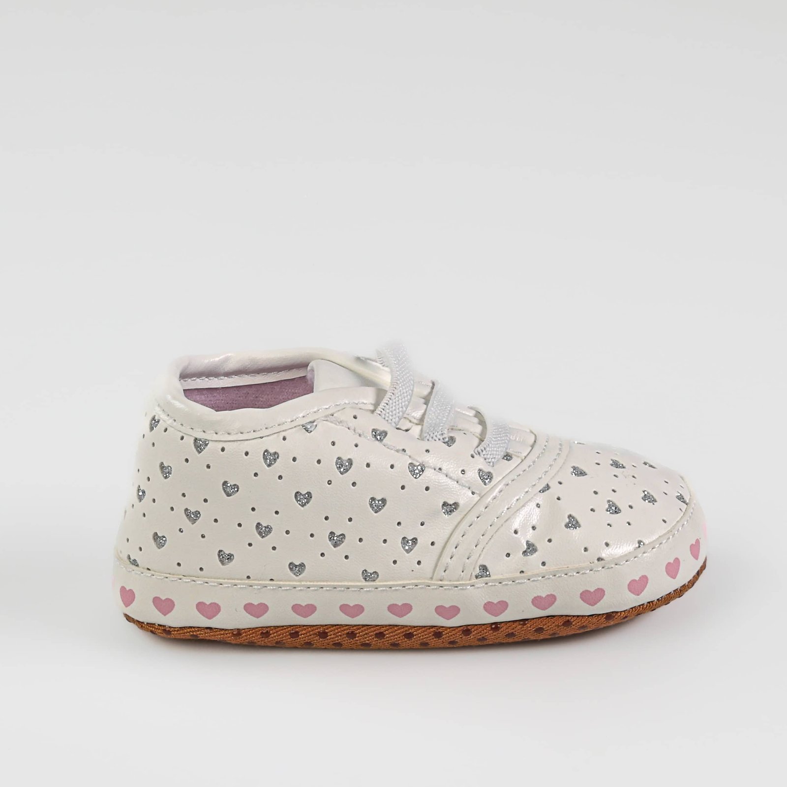 Iyad – Chaussures Bébé en Blanc.