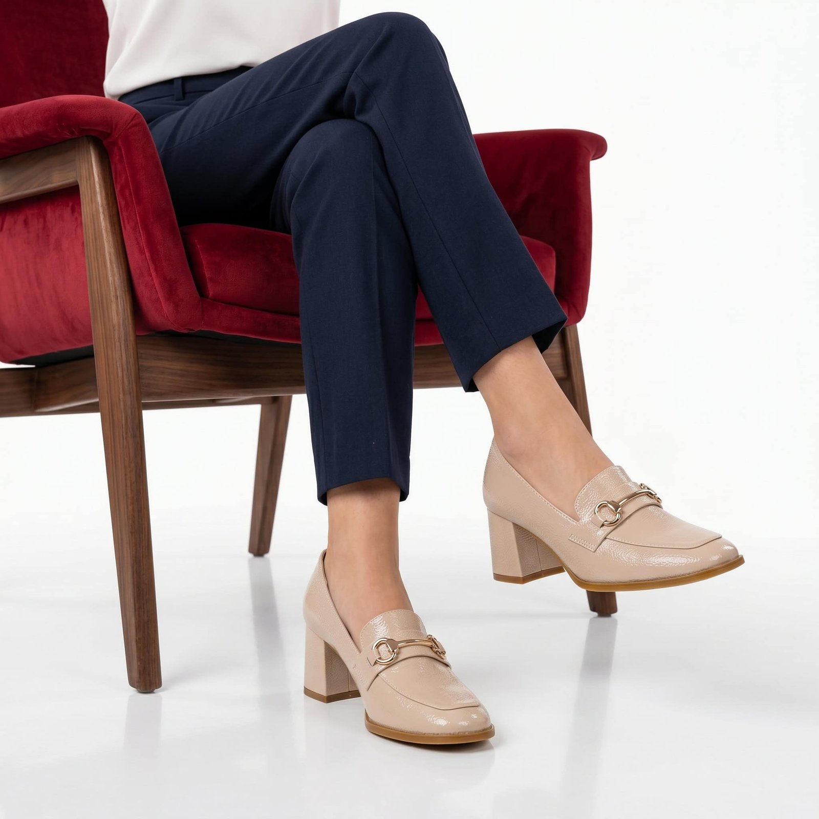Méridien – Derbies Femmes en Beige.