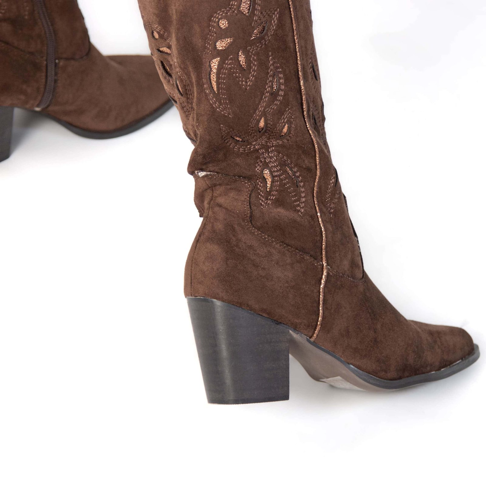 Cowboy – Bottes cowboy à talon en Marron.