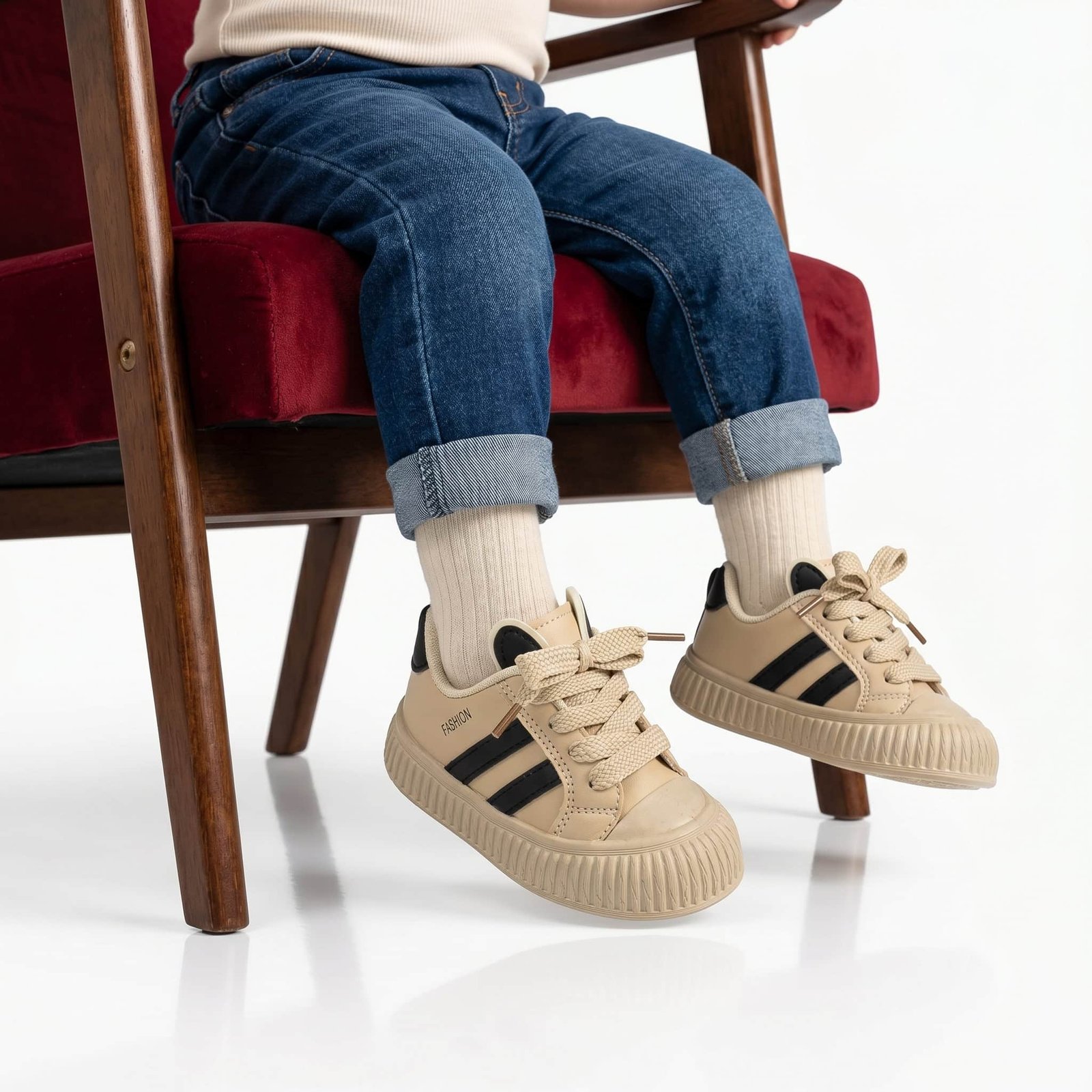 Anir – Baskets Enfants en Noir.
