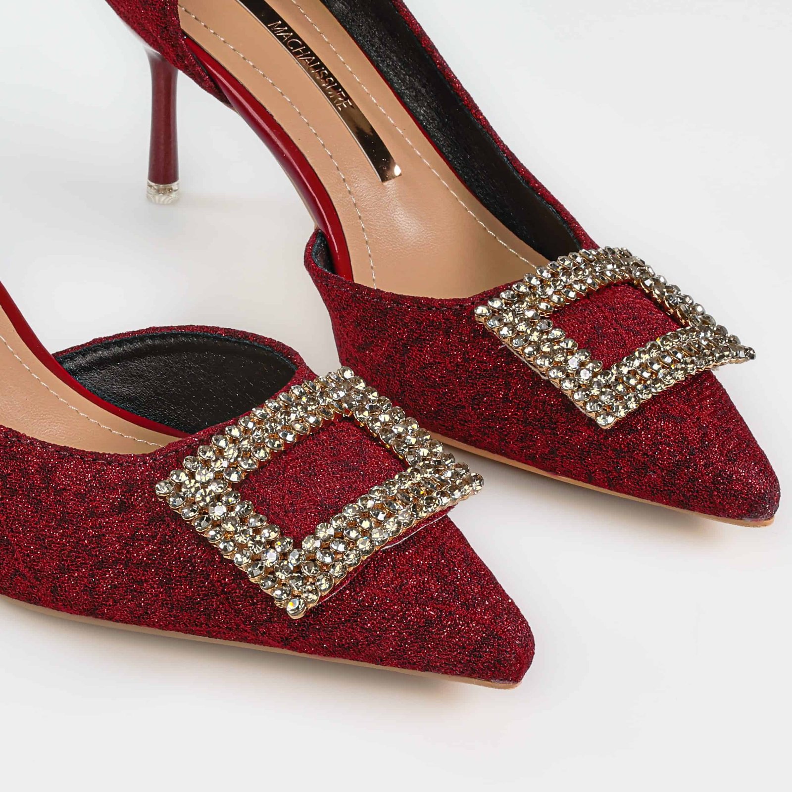 Lustre – Escarpins Soirée en Bordeau.