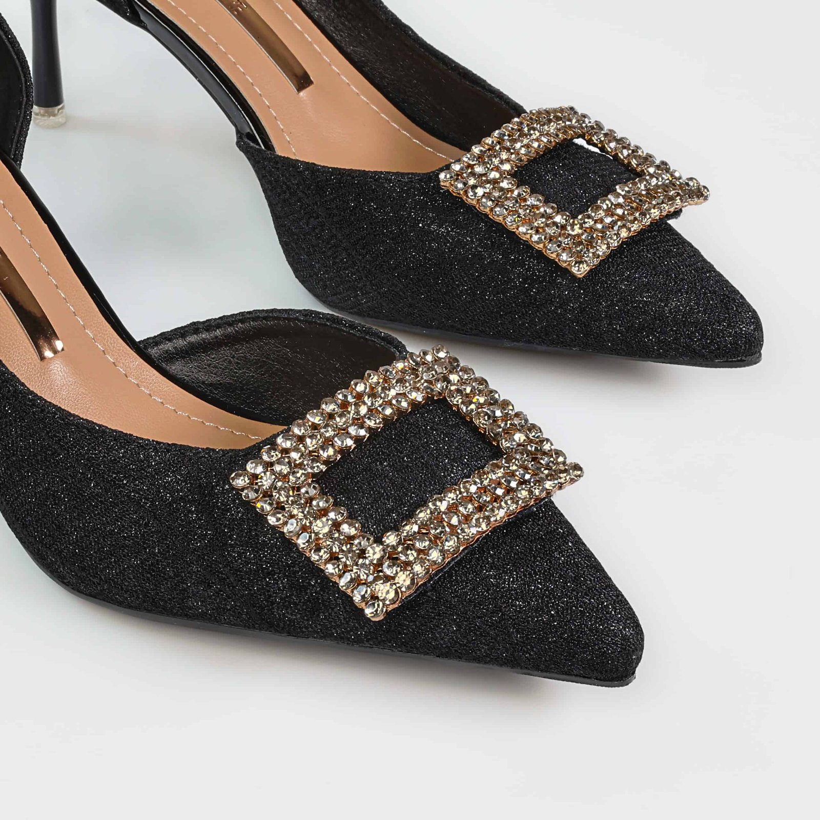 Lustre – Escarpins Soirée en Noir.