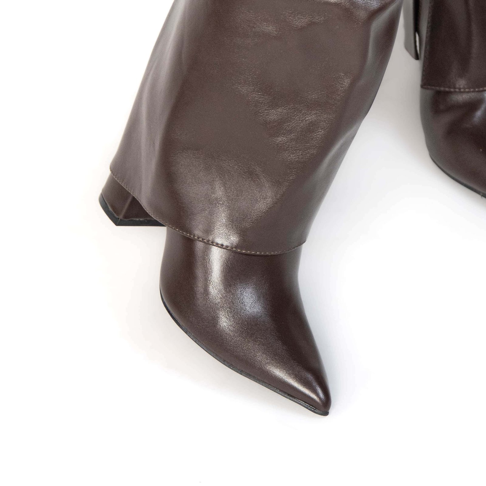 JIMMY – Bottes à talon en Marron.
