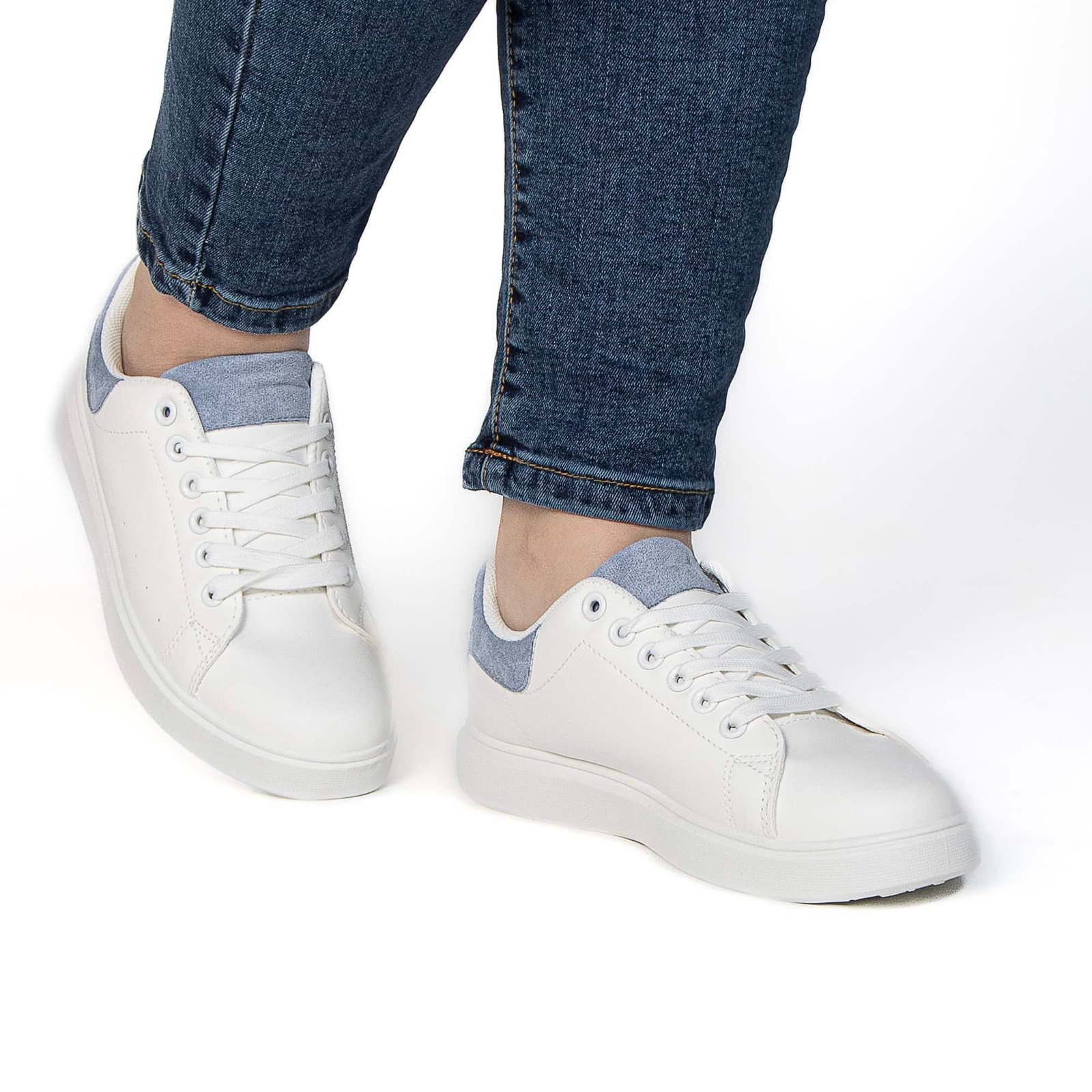 SIVY – Baskets à plateforme en Bleu.