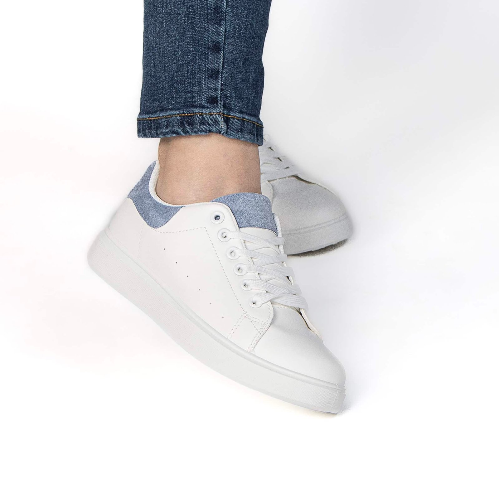 SIVY – Baskets à plateforme en Bleu.