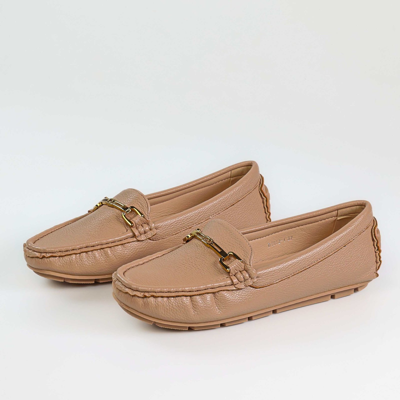Fibre – Mocassins confortables en Beige.