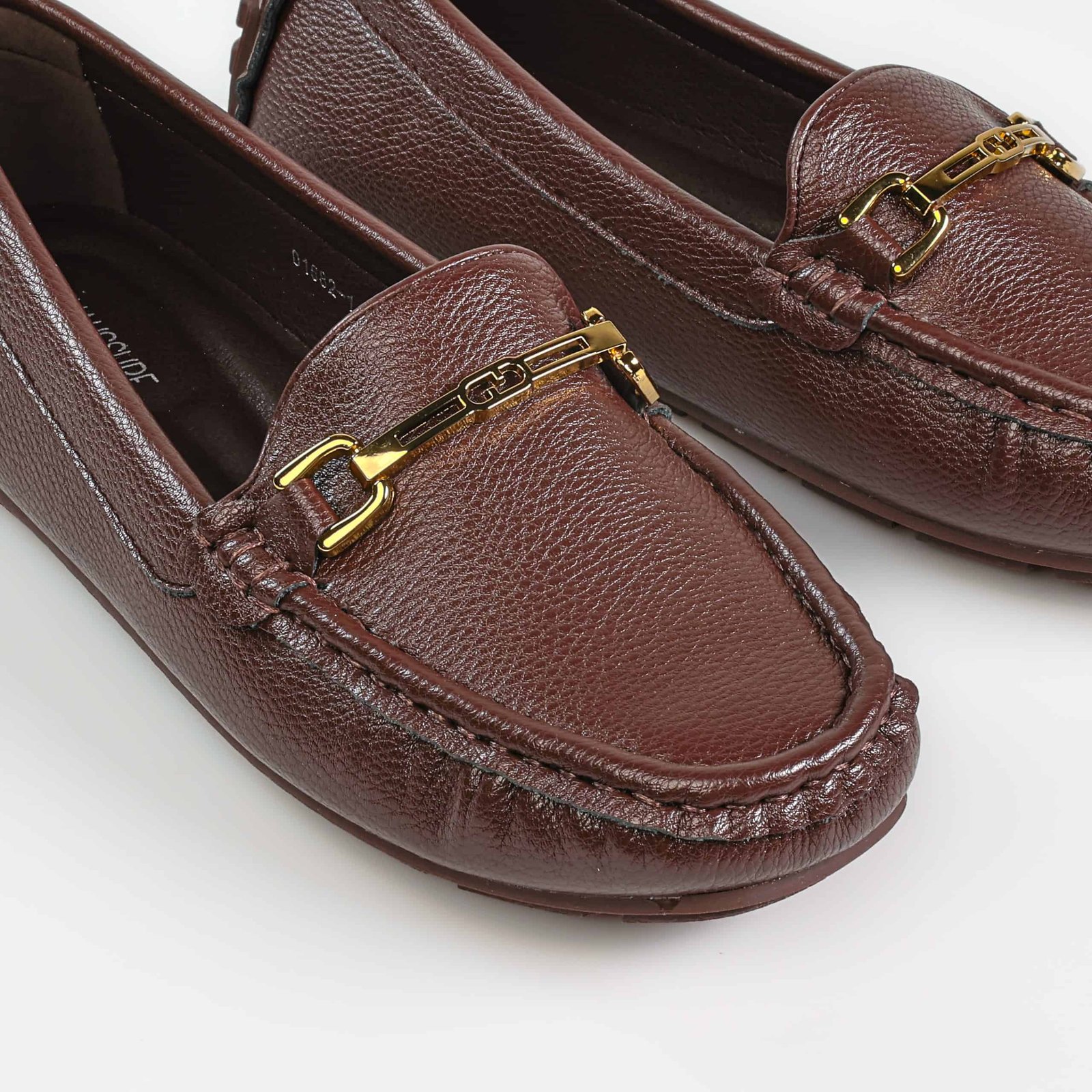 Fibre – Mocassins confortables en Coffee.