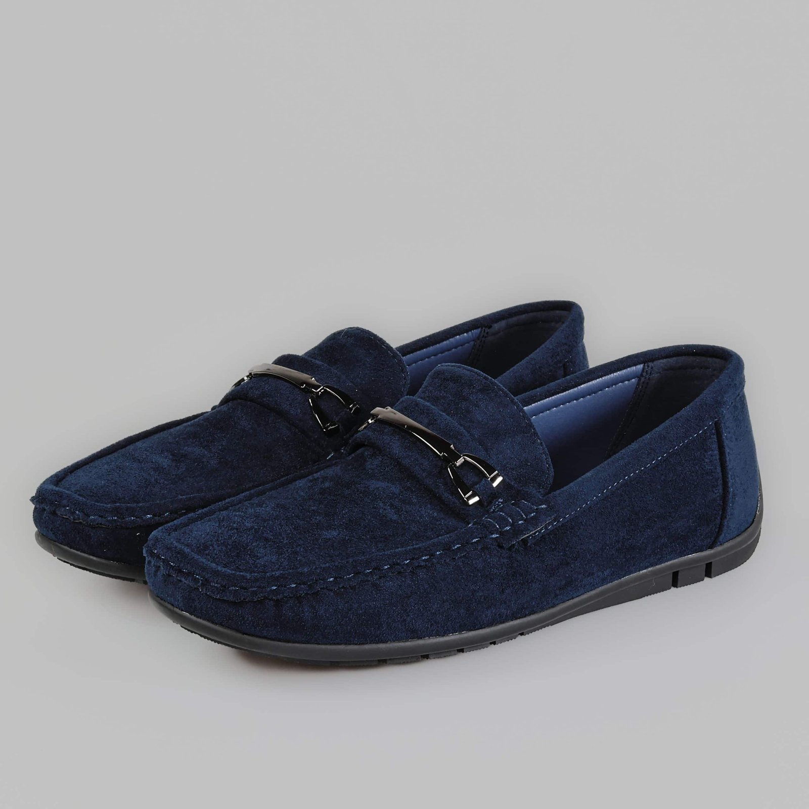 Emiliano – Mocassins Hommes en Bleu.