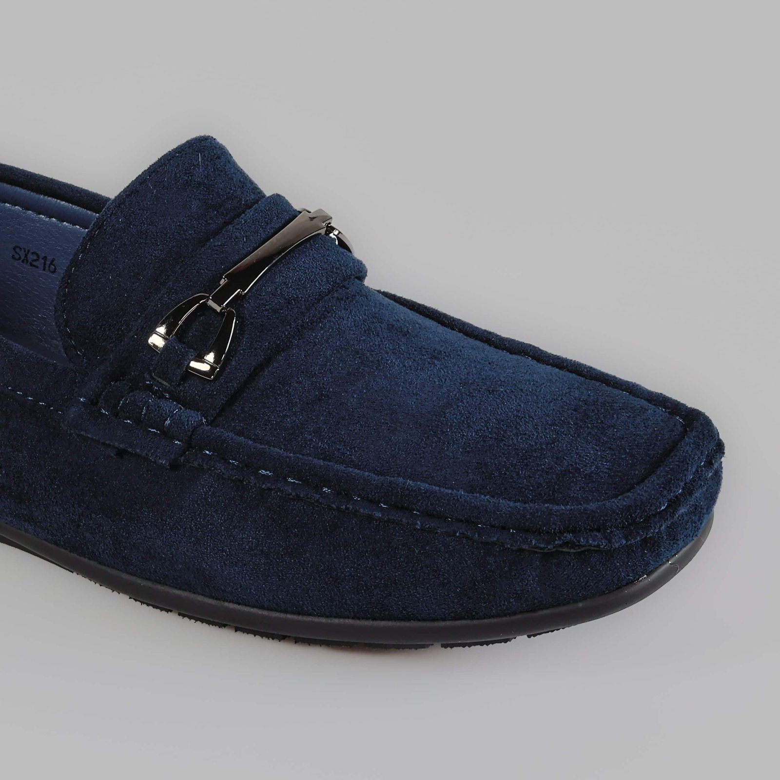 Emiliano – Mocassins Hommes en Bleu.