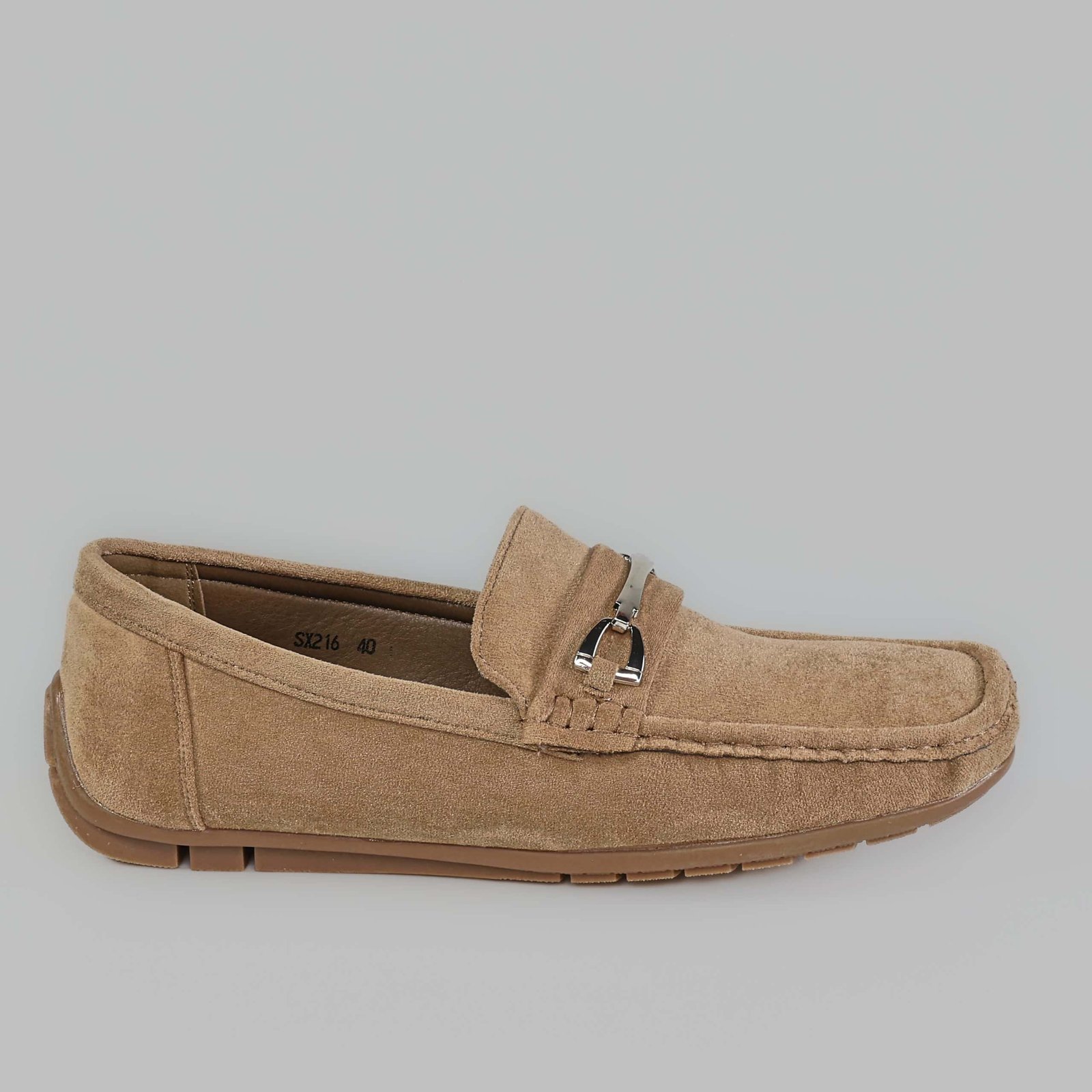 Emiliano – Mocassins Hommes en Kaki.