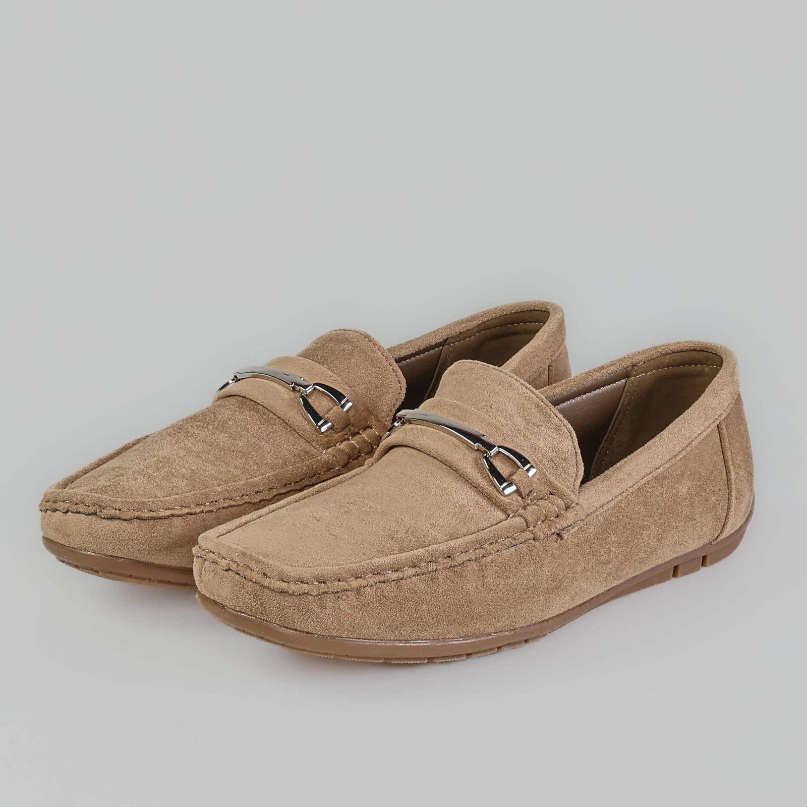 Emiliano – Mocassins Hommes en Kaki.