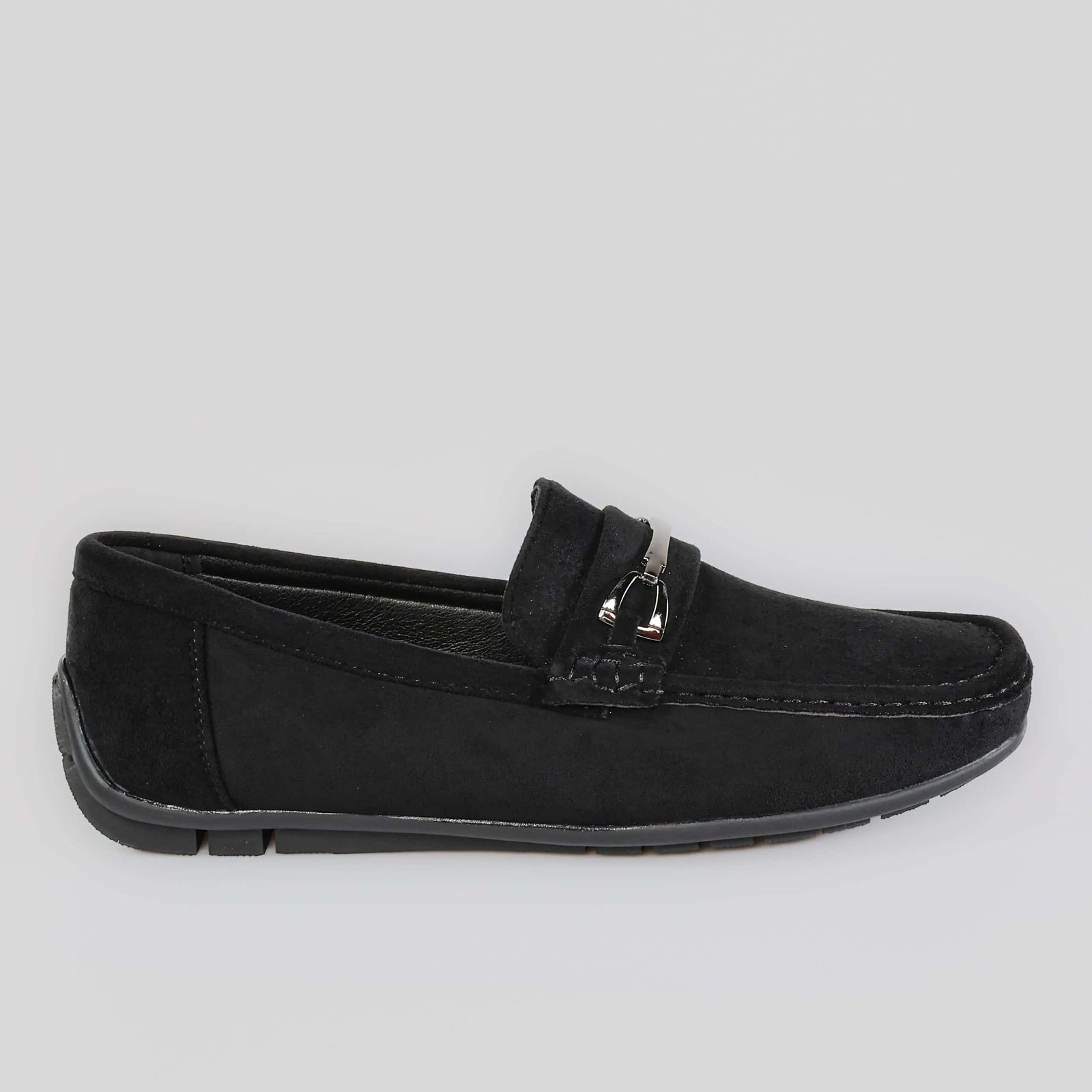 Emiliano – Mocassins Hommes en Noir.