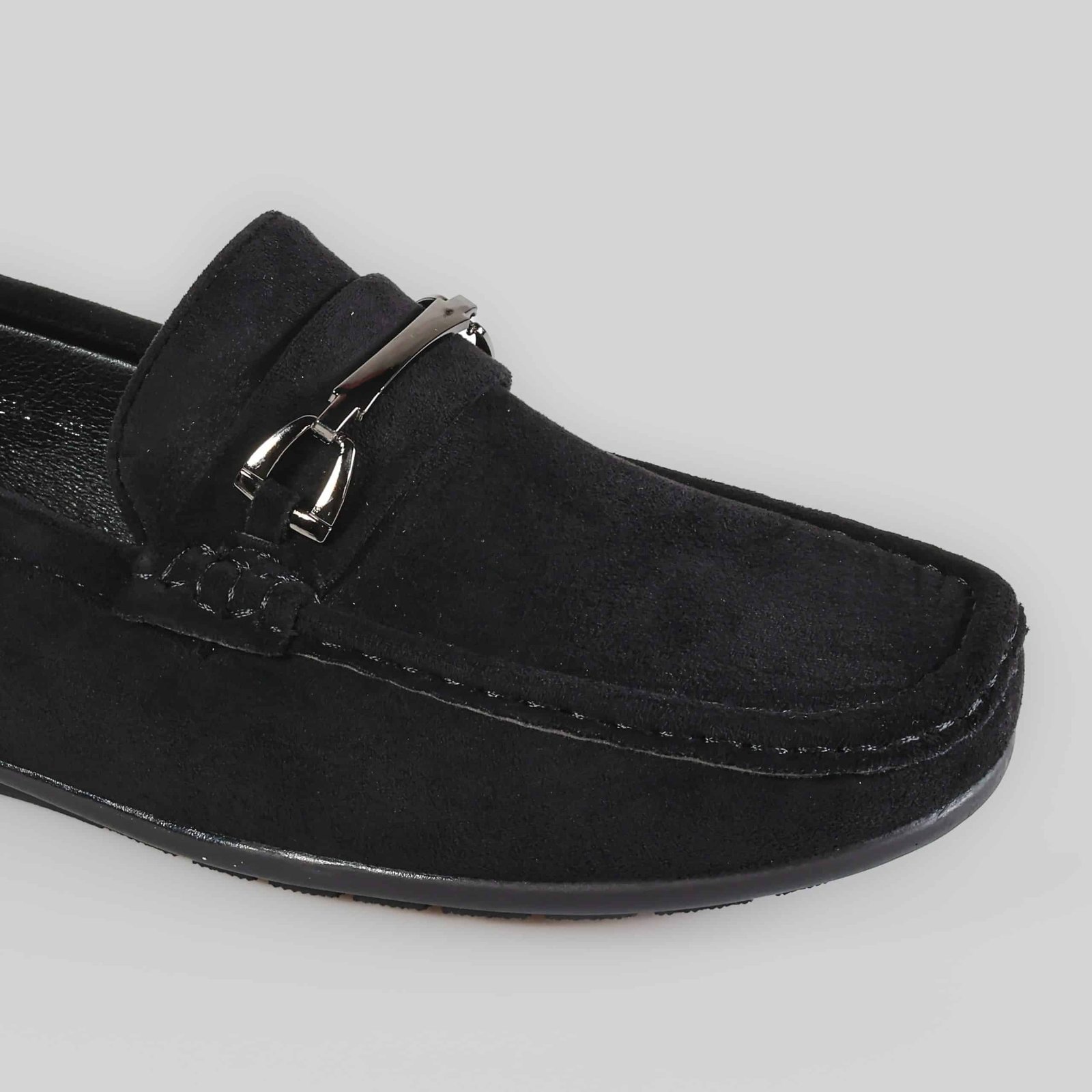 Emiliano – Mocassins Hommes en Noir.