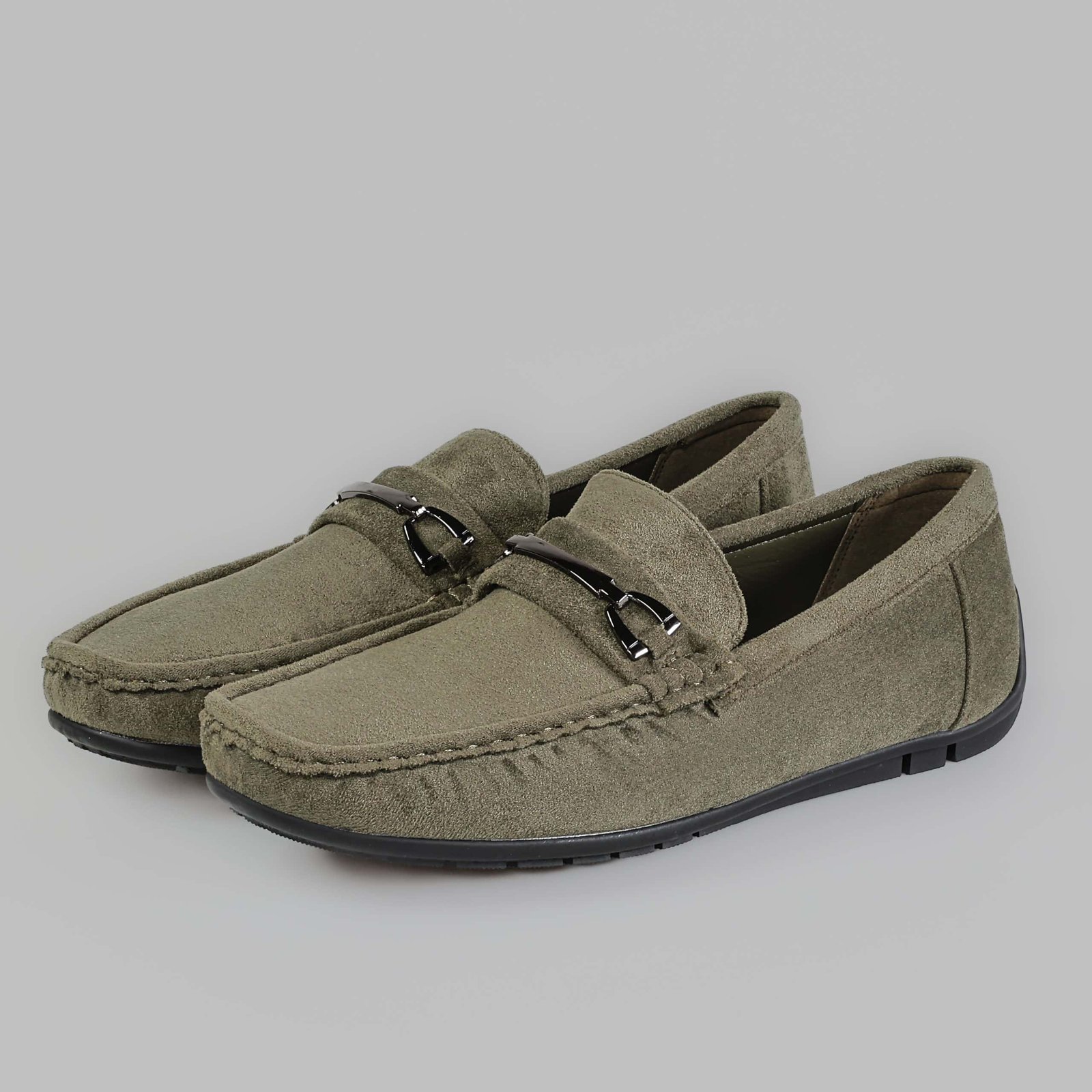 Emiliano – Mocassins Hommes en Vert.