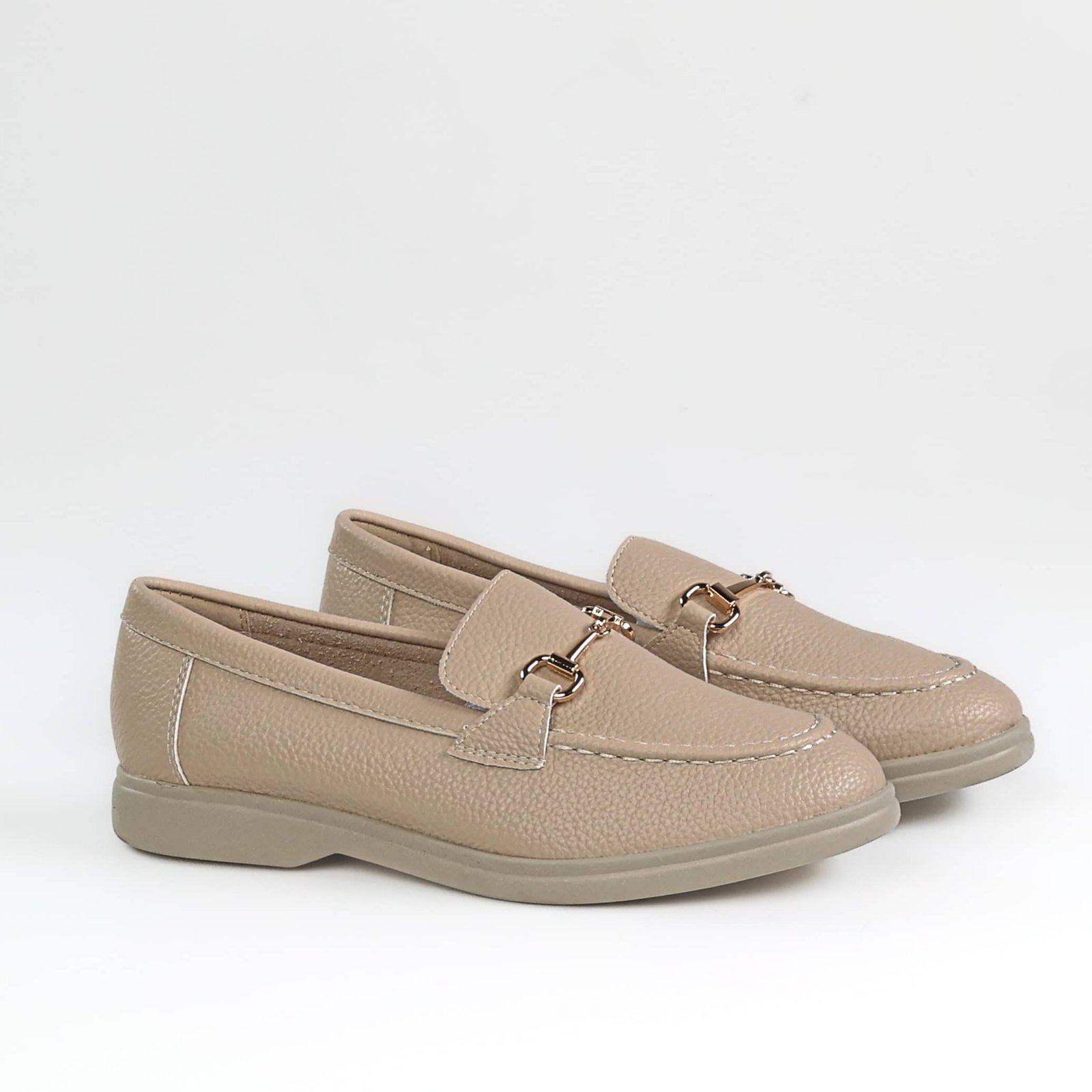 Passage – Mocassins Femmes en Beige.