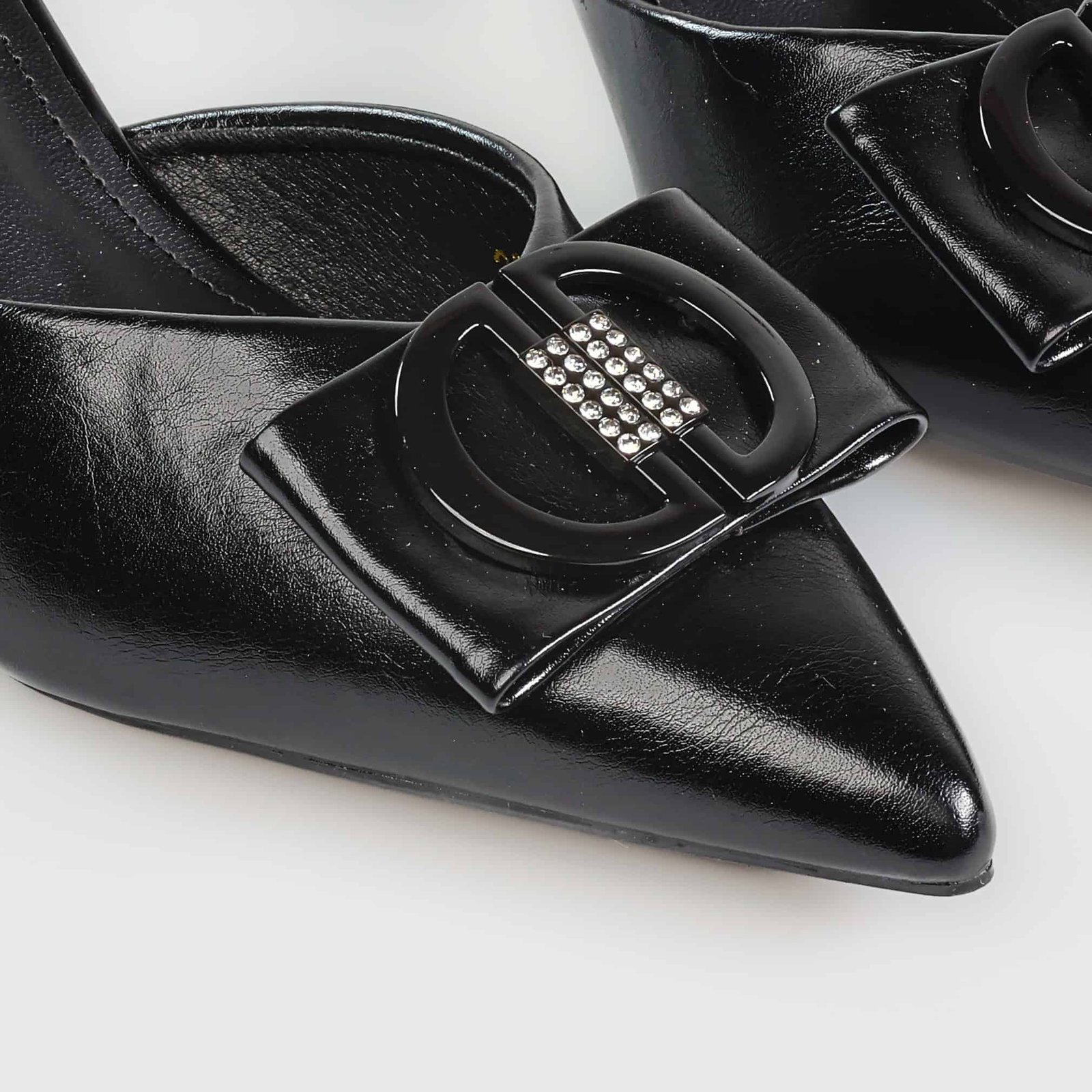 ZED – Mules demi talon en Noir.